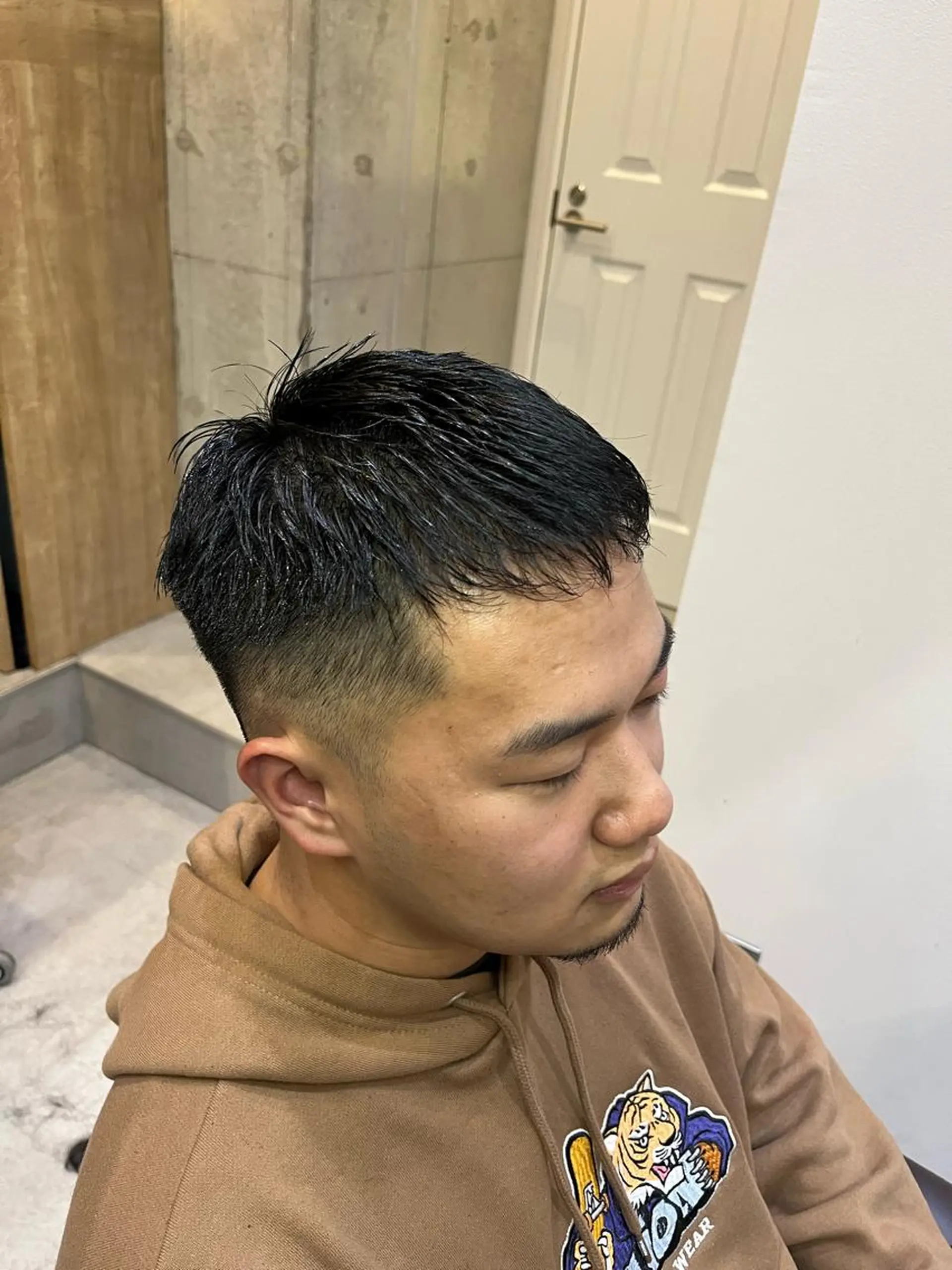 ショート メンズ フェードカット 鹿児島 TSUBASAのヘアスタイル