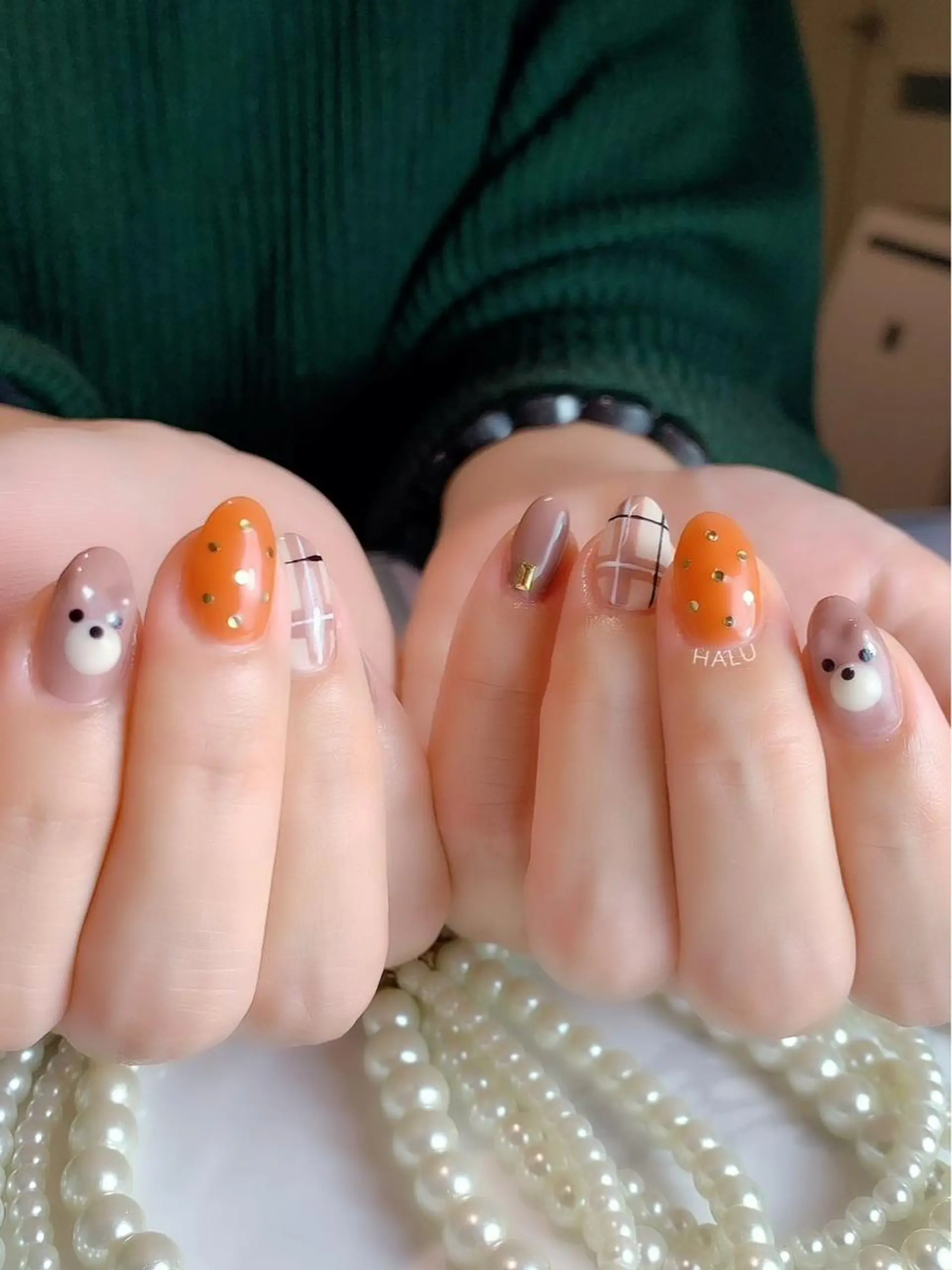 ネイル ぷっくりネイル HALU ハルのネイルデザイン