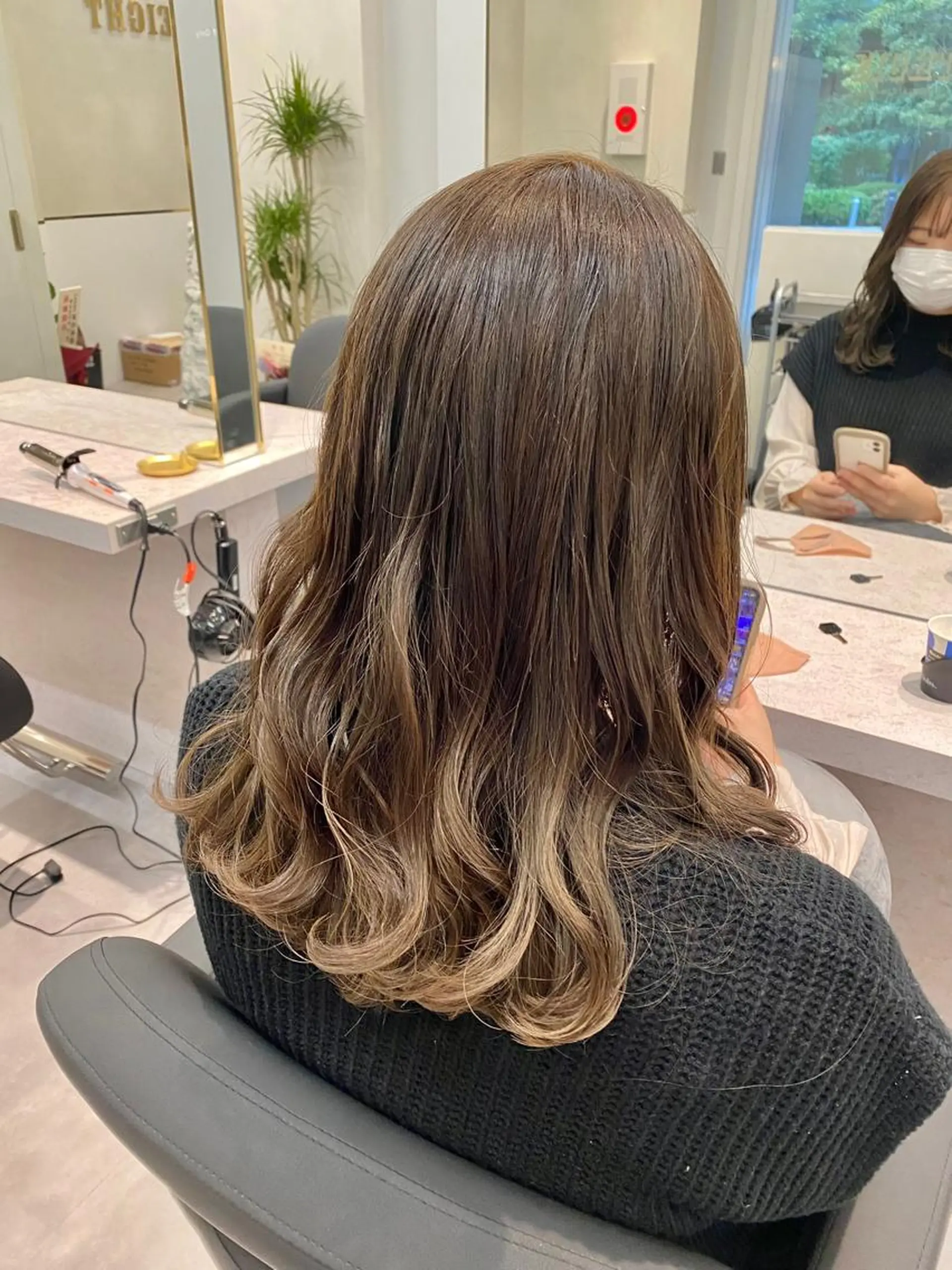 ミディアム カラー カット トリートメント 髪質改善/艶カラー /梅田/菅野🌟のヘアスタイル
