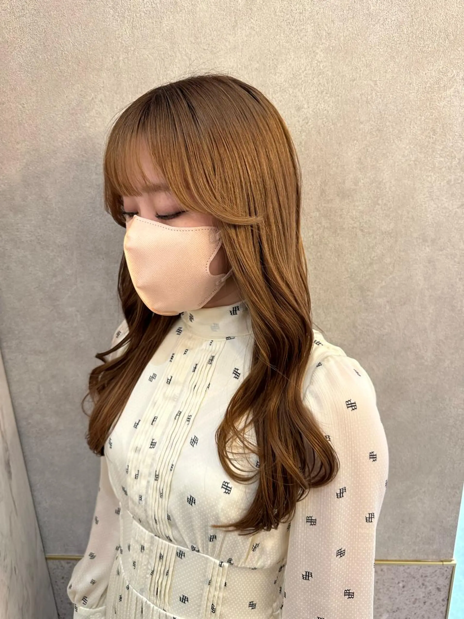 ロング カラー シールエクステ ブリーチ ケアブリーチ ダブルカラー イヤリングカラー 新宿/韓国風レイヤー 髪質改善/渋谷直樹のヘアスタイル