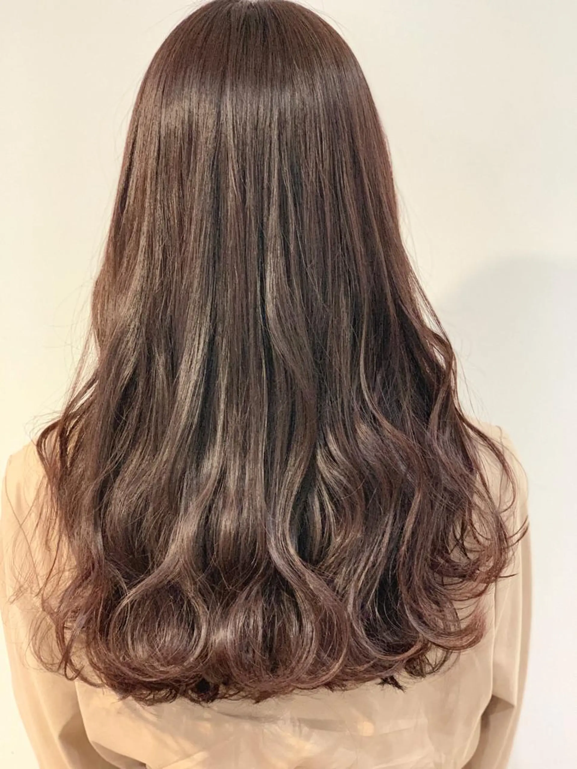 ロング カラー 元重 宣博のヘアスタイル