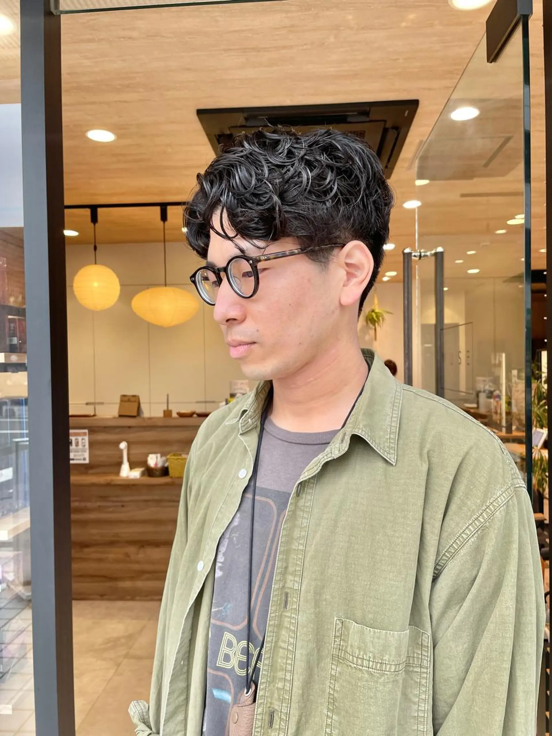 ショート パーマ 産休中です 艶カラー♡オカのヘアスタイル