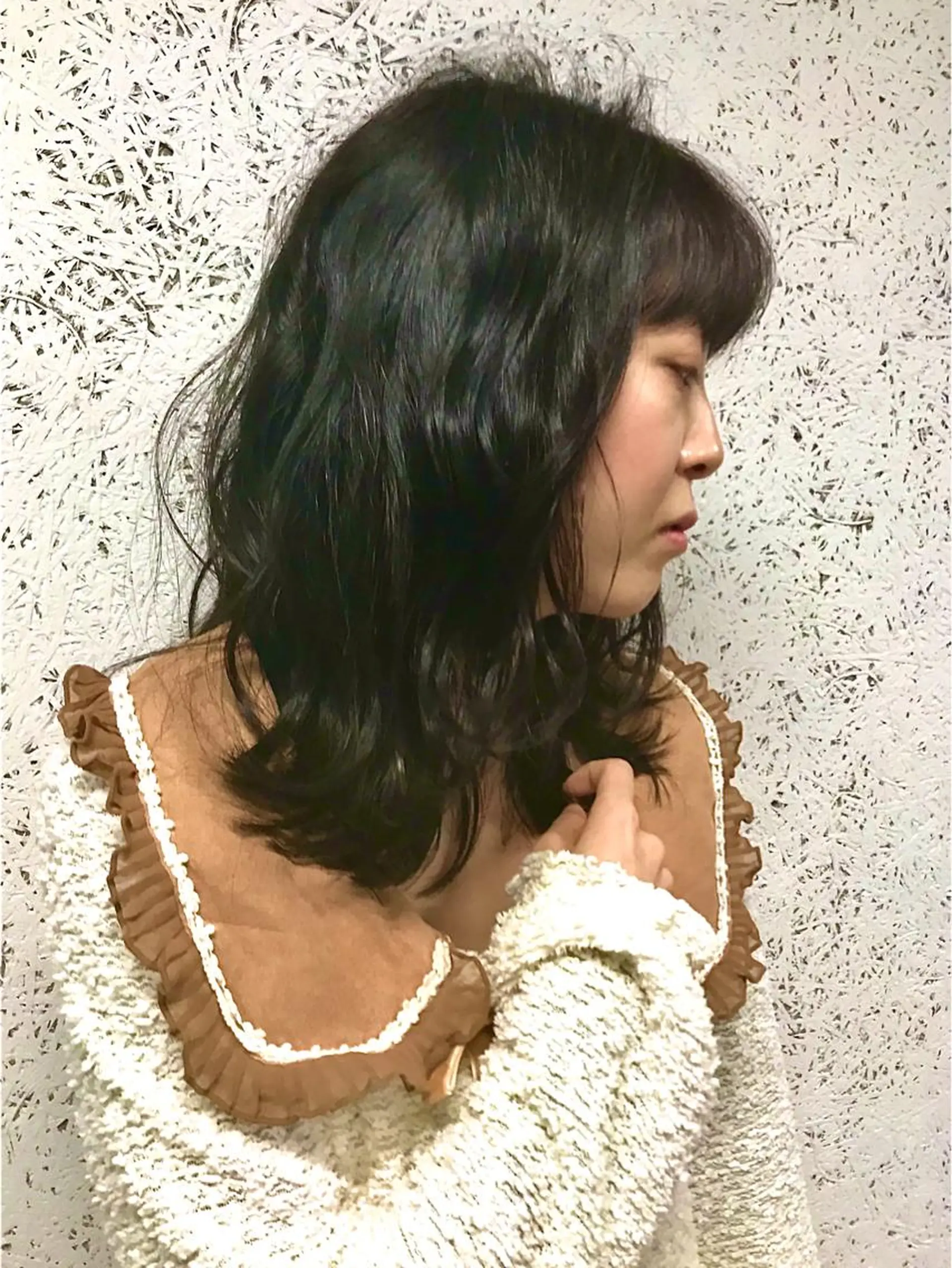 セミロング KOOKI スティードトーキョーのヘアスタイル