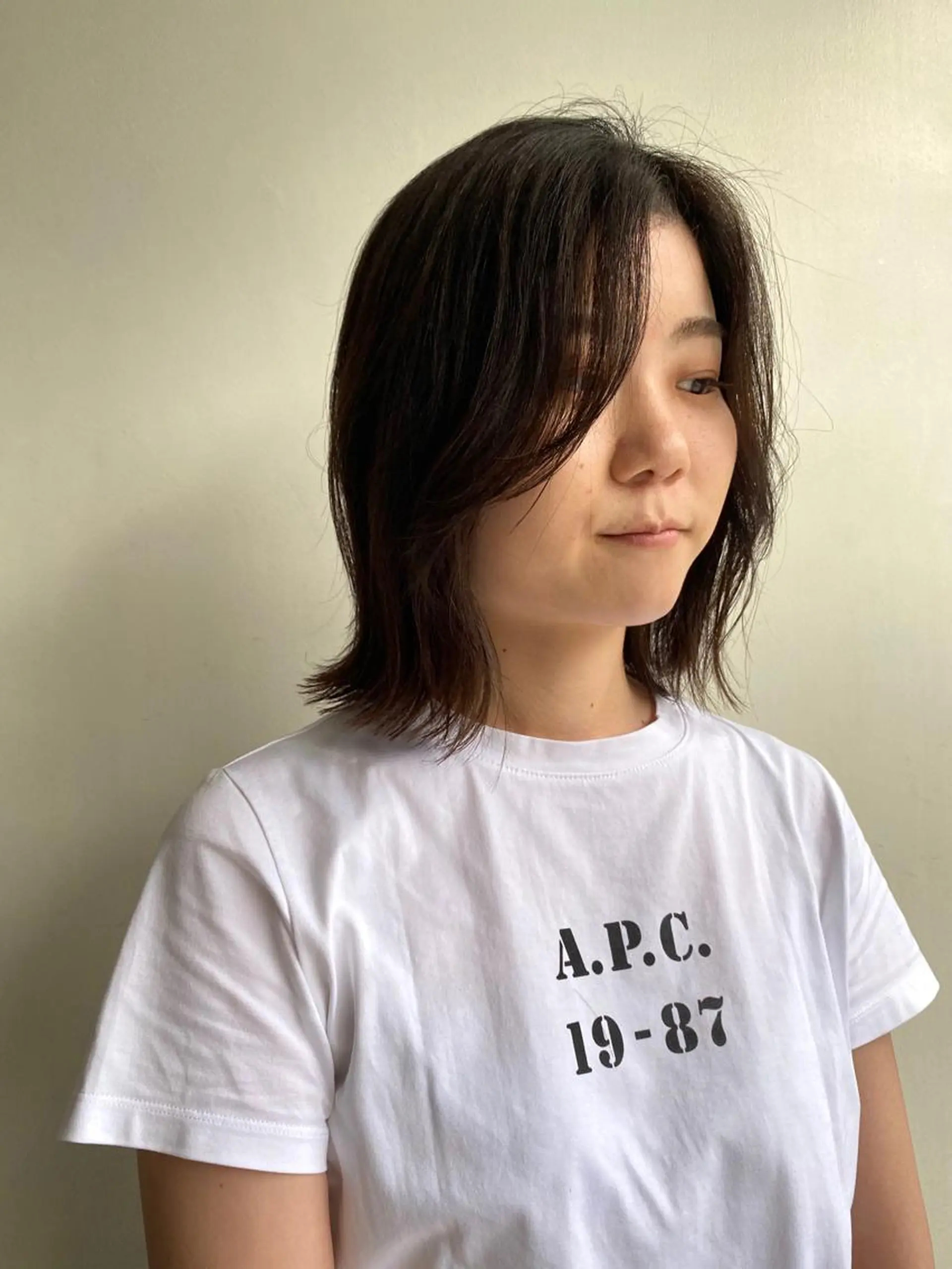 セミロング ボブ 外ハネヘア 🍃YURI 🍃のヘアスタイル