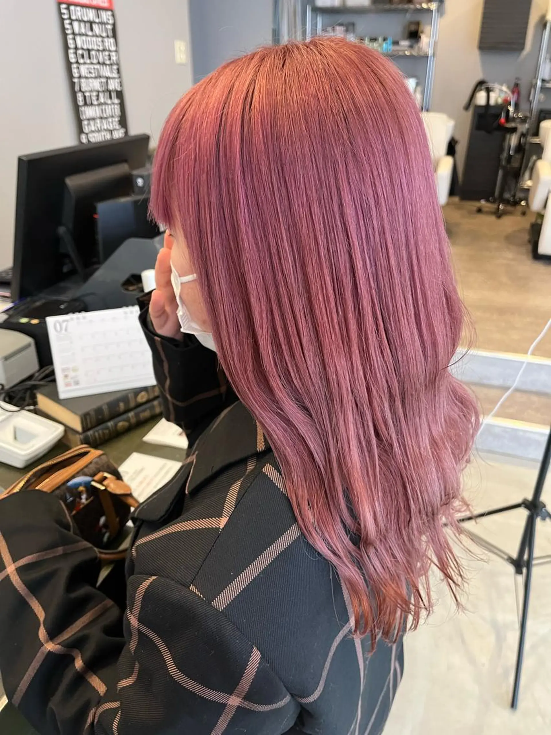 セミロング 髪質改善/韓国風 /岡崎/松尾優依のヘアスタイル