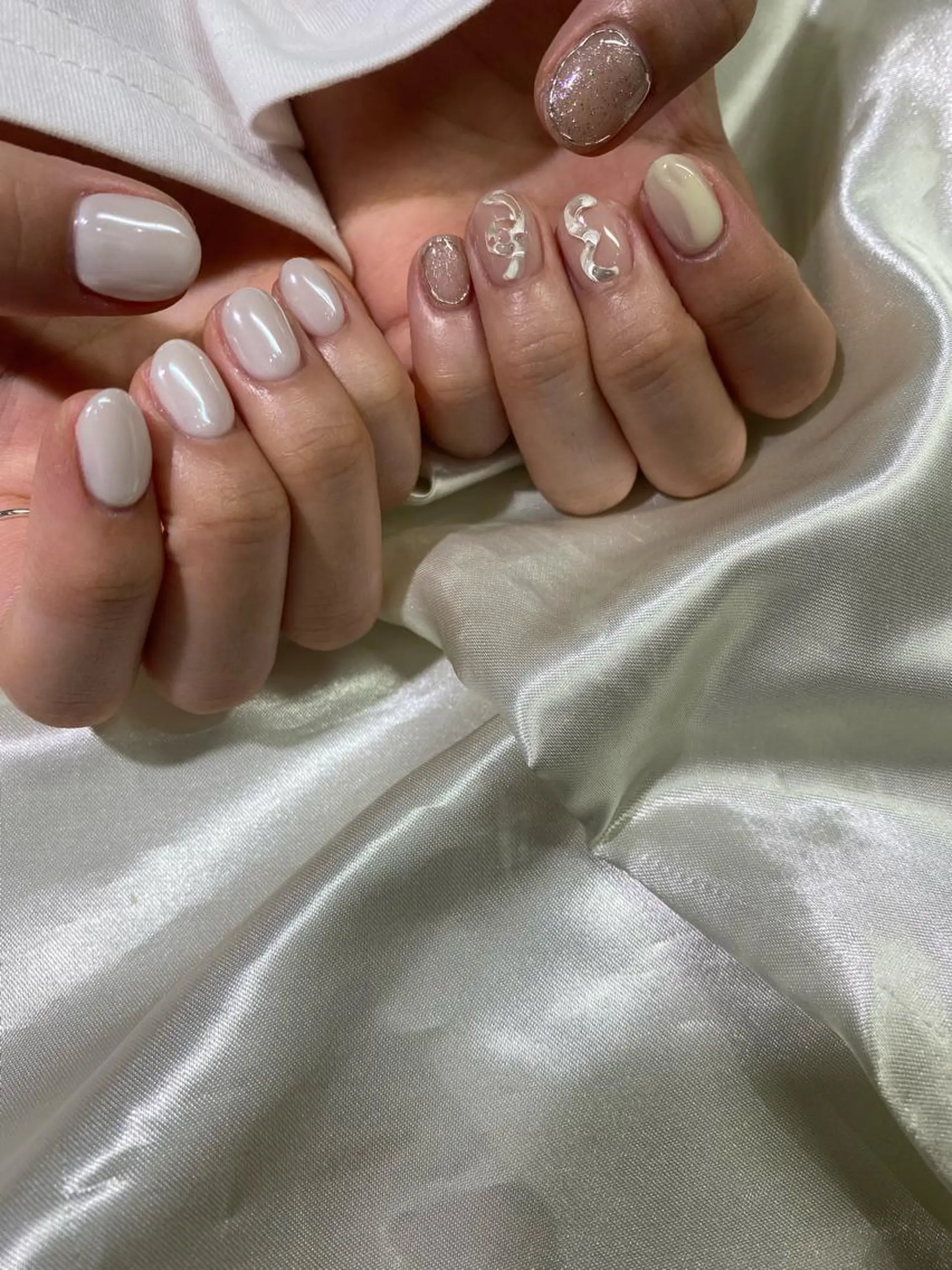 ネイル 持ち込み ニュアンスネイル Charme. NOBUKOのネイルデザイン