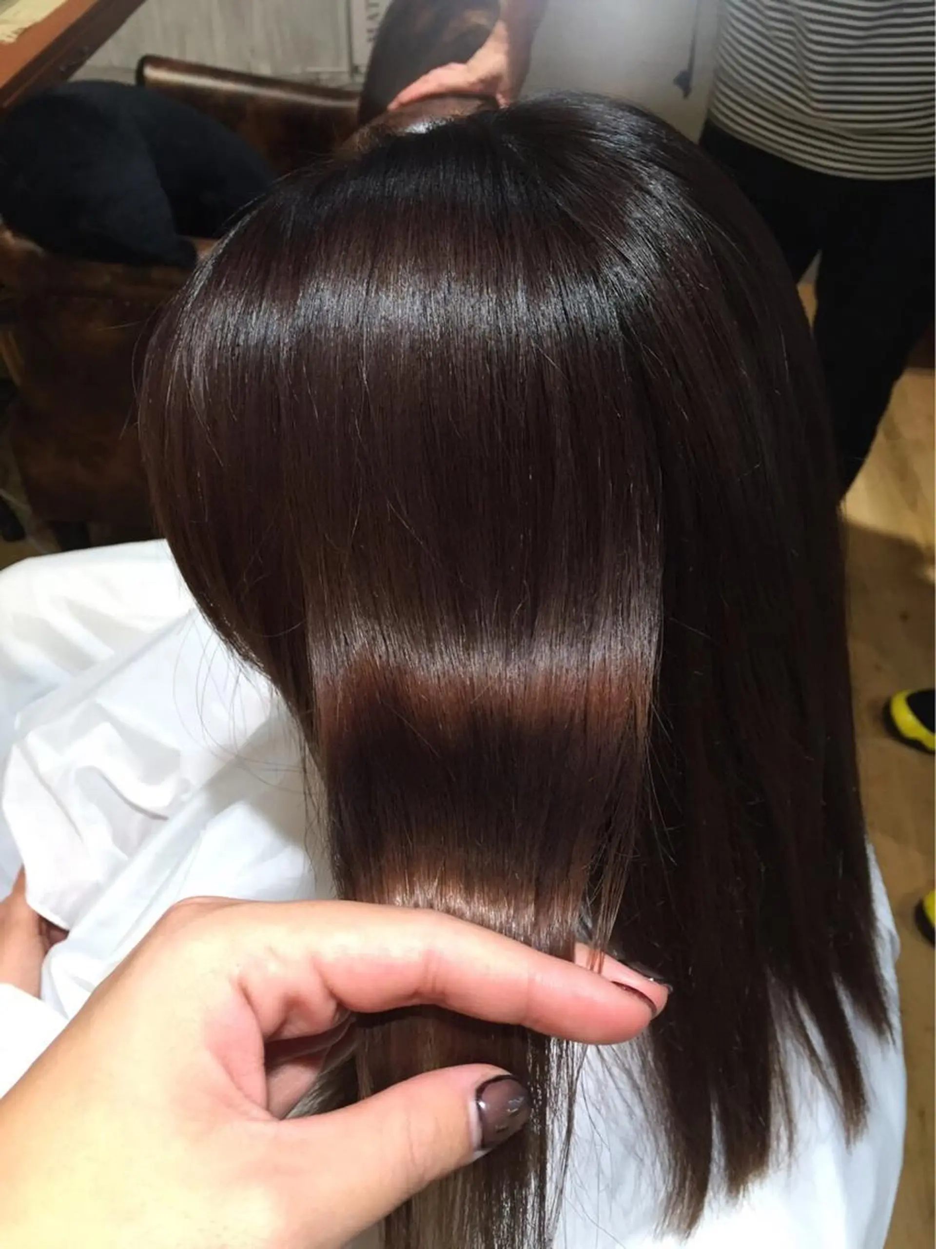 ロング カラー パーマ ヘアアレンジ メンズ キッズ ネイル マツエク・マツパ アティリー 西梅田のヘアスタイル