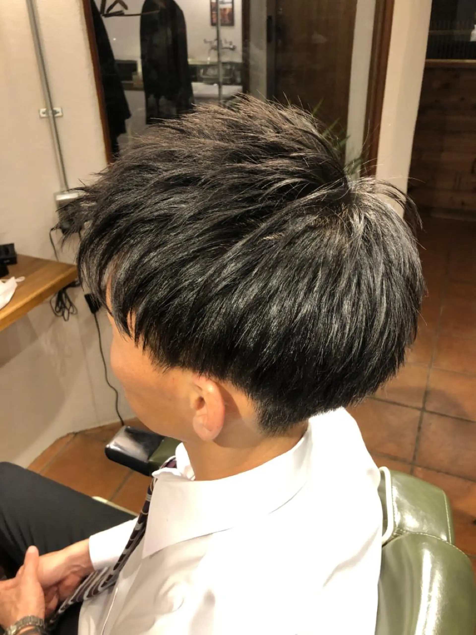 ショート メンズ マッシュ ショートヘア カット 冨士川 英樹のヘアスタイル