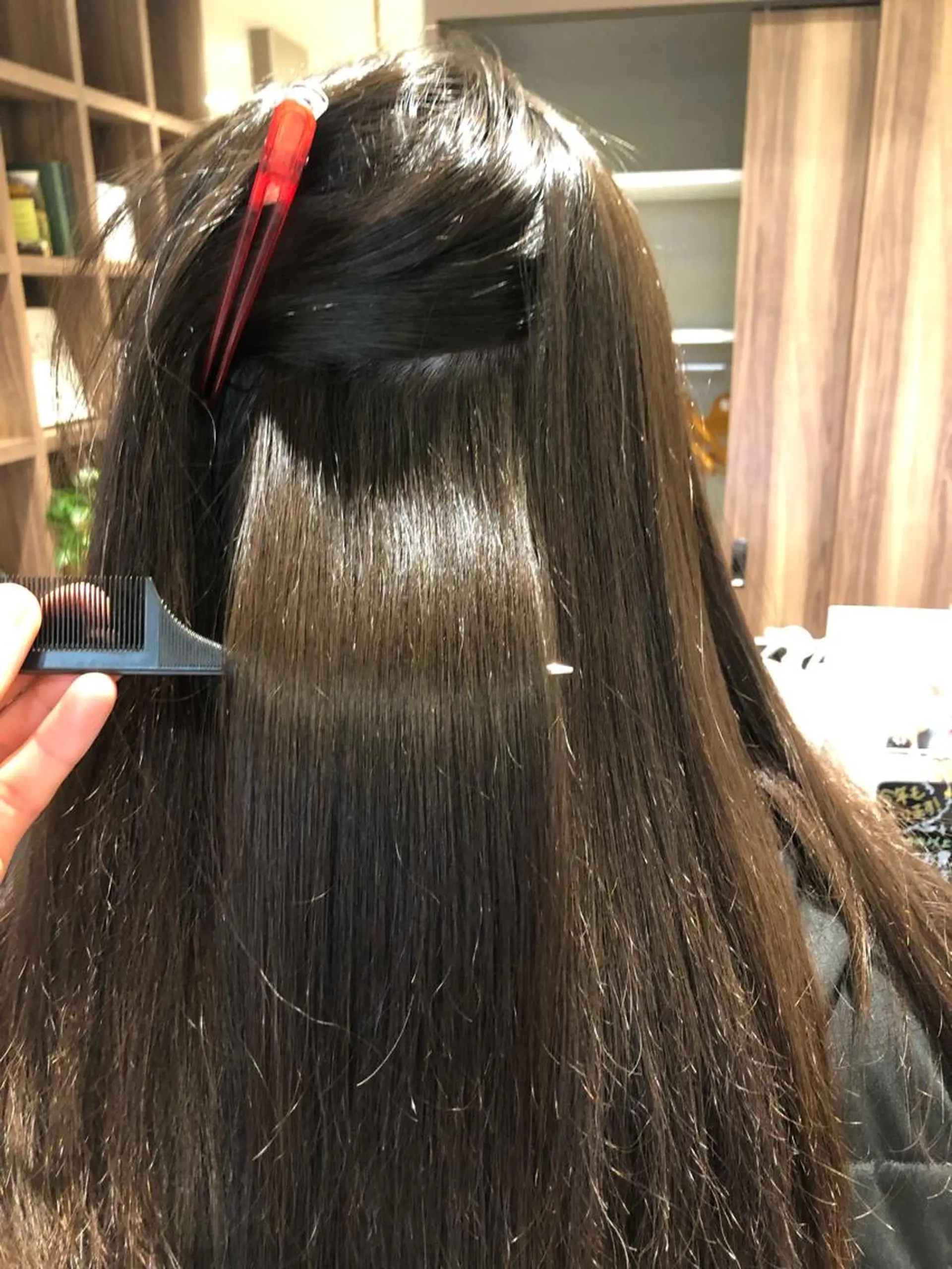 セミロング パーマ 縮毛矯正 ストレートパーマ dogstar小林諒 パーマ/レイヤーのヘアスタイル