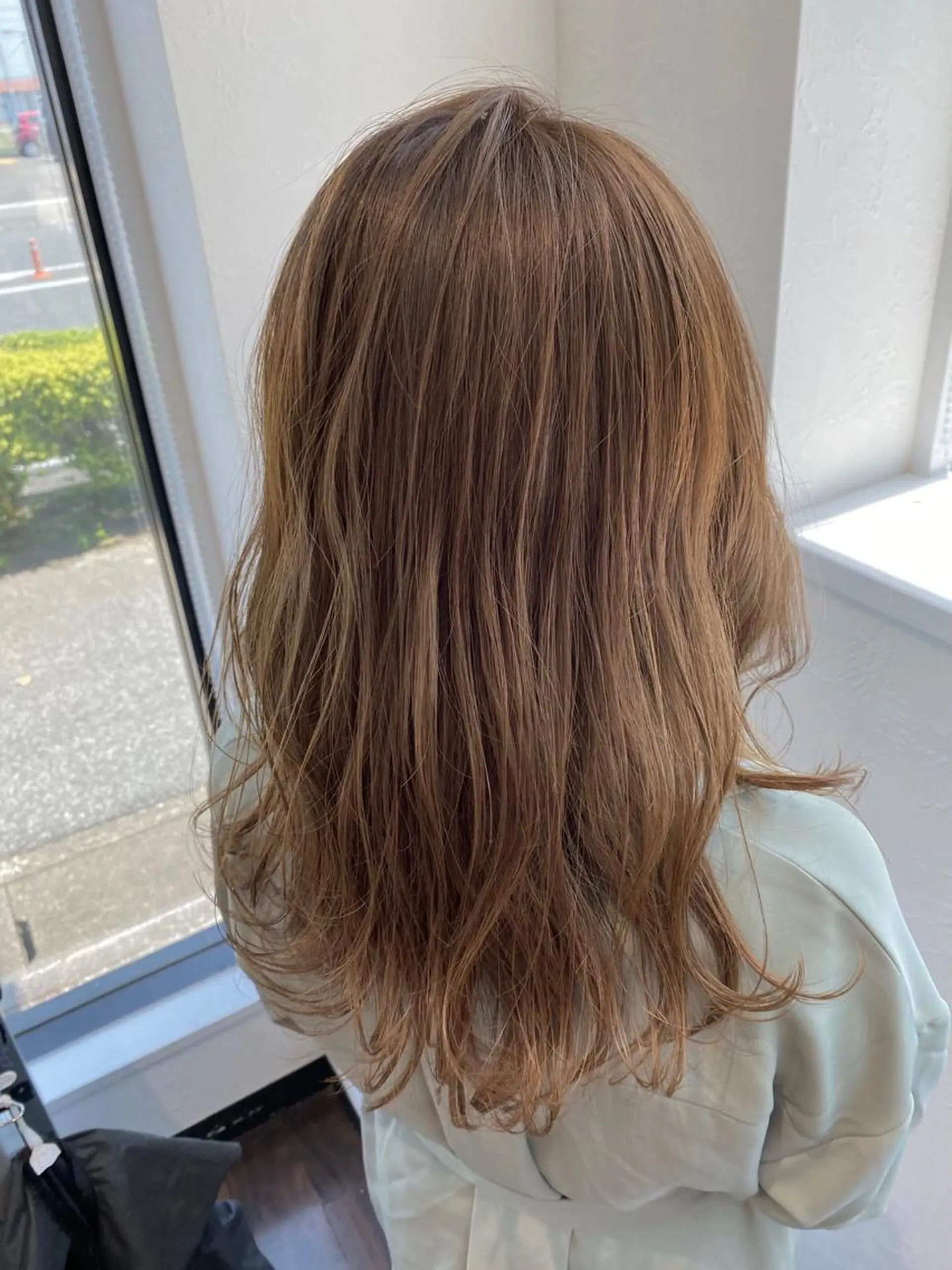 セミロング カラー 川合 勇気のヘアスタイル