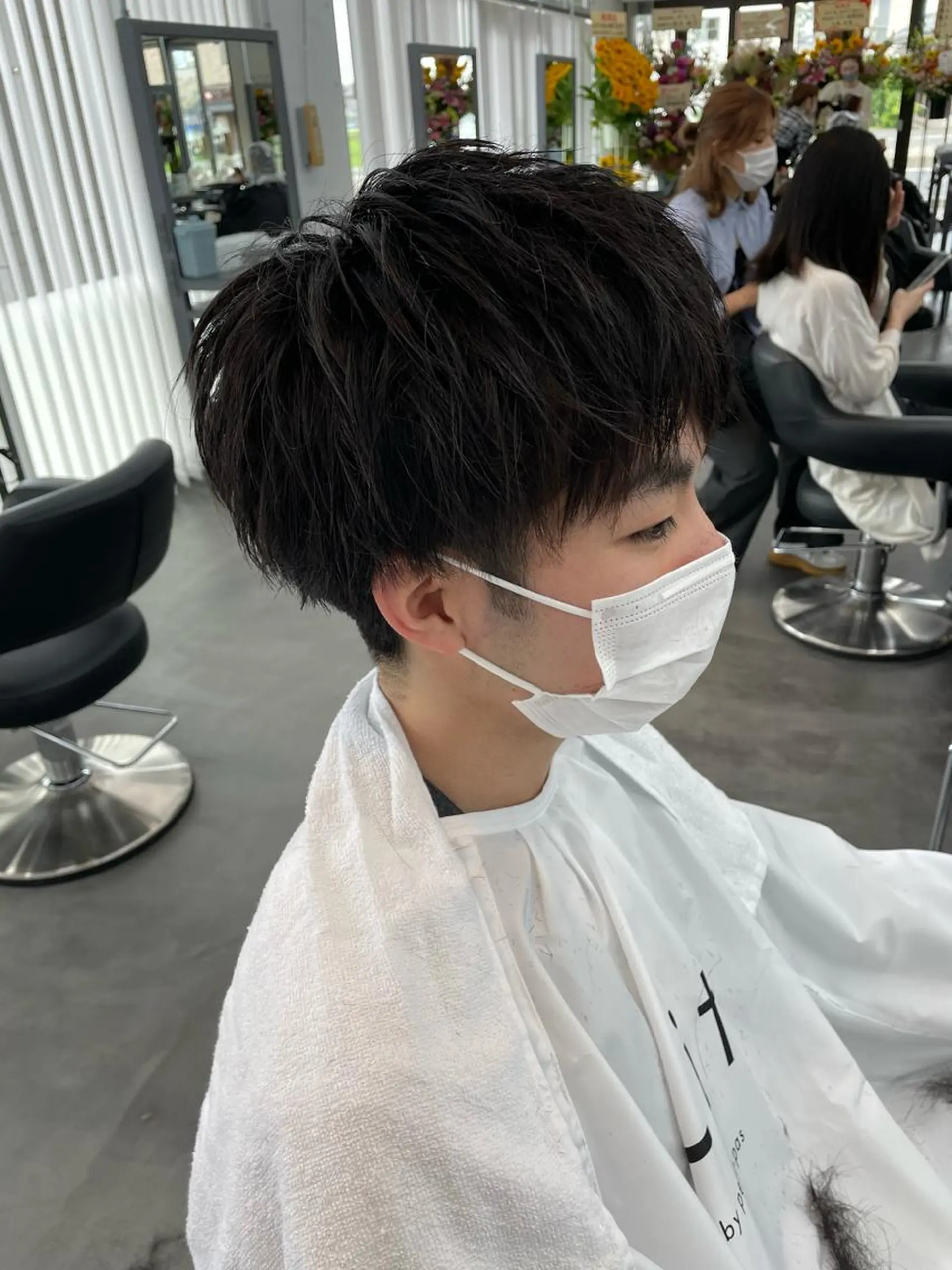 ショート カット センターパート/ ニュアンスパーマ正樹のヘアスタイル