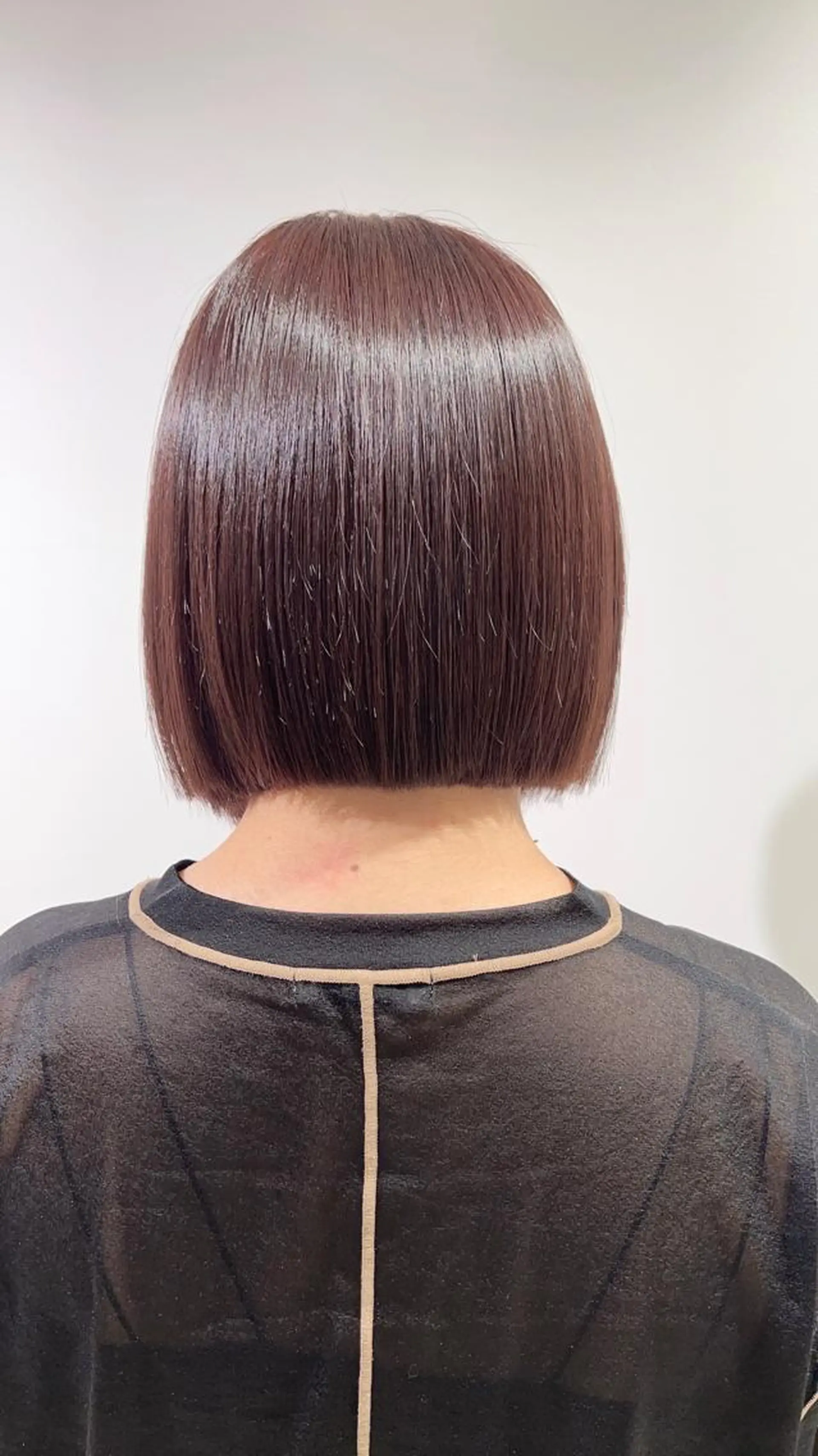 ショート カラー ブラウンカラー ピンクカラー ピンクブラウン ボブ カット ヘアカラー トリートメント ヘッドスパ スキバサミを使わない カット🌼唯🌼のヘアスタイル