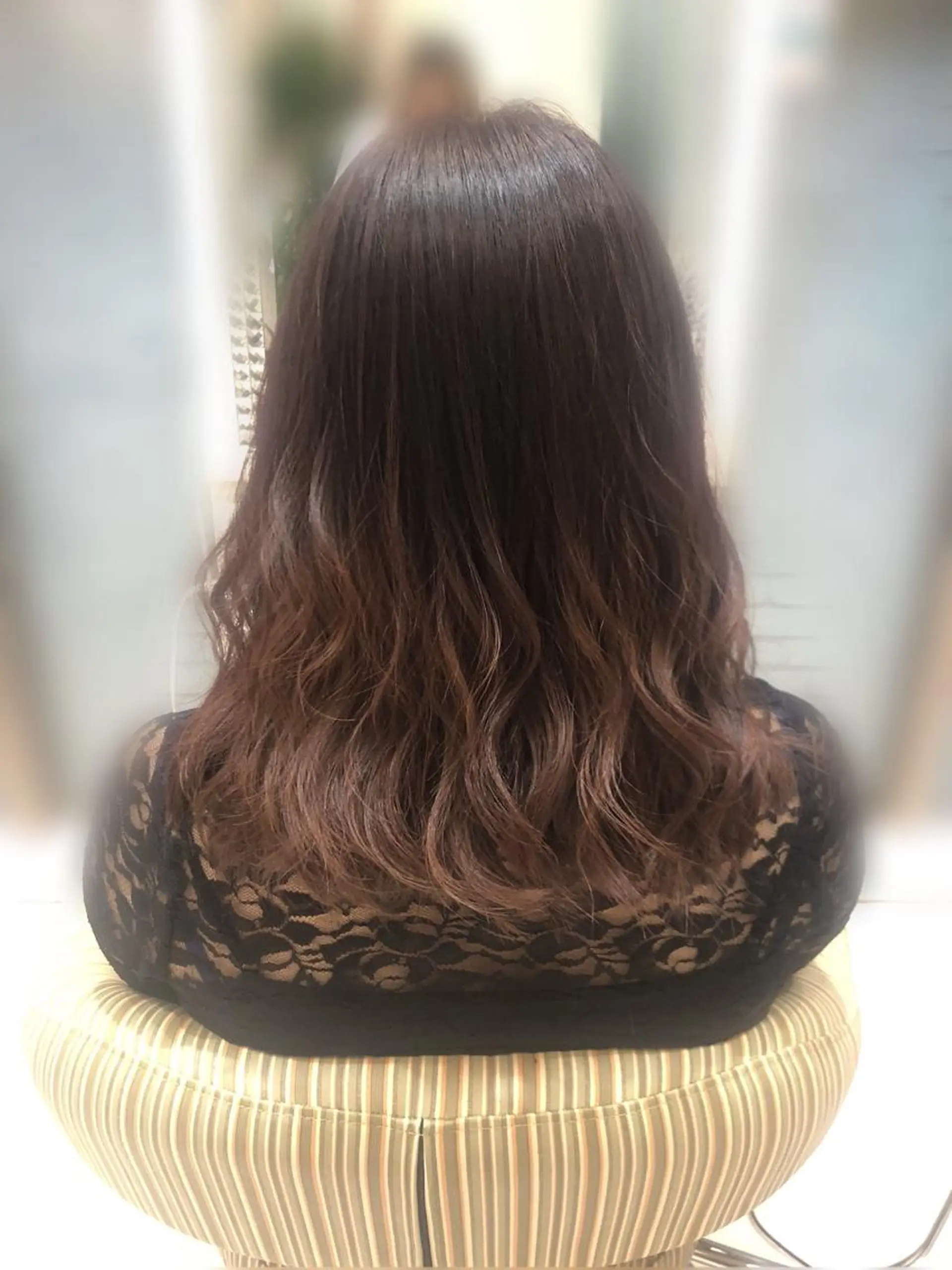 セミロング カラー ブリーチ グラデーションカラー ブリーチなしカラー 巣鴨髪質改善サロン 🌈NONOKAのヘアスタイル