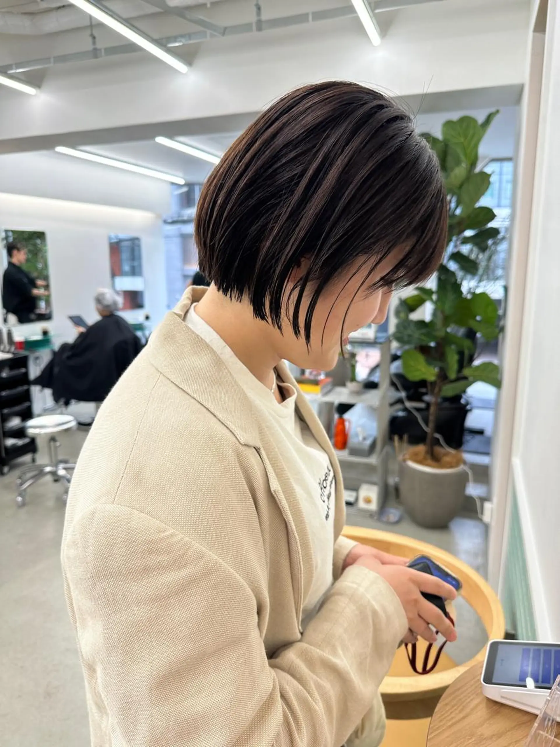 ショート カラー ショートボブ ボブ ショートヘア カット ヘアカラー トリートメント ボブ/レイヤー/ケア パーマ/リュウタのヘアスタイル