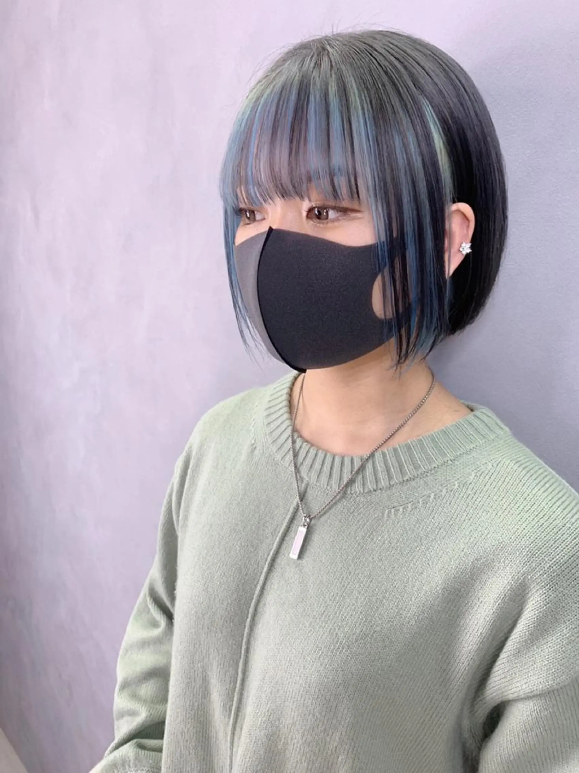 ショート カラー ミストバング  フェイスフレーミング youres hair WEST所属・ウルトワ髪質改善 ディレクター/熊倉都のヘアスタイル