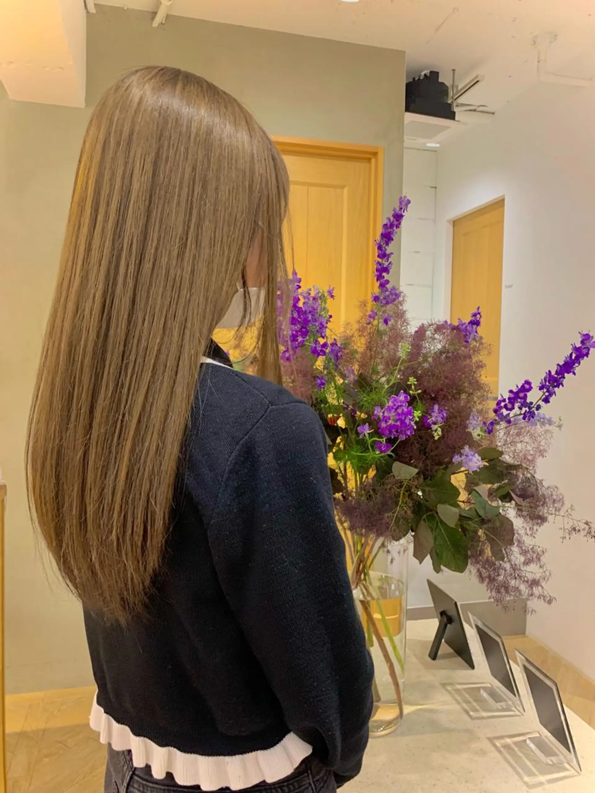 ロング 似合わせレイヤー ＆透明感カラーのヘアスタイル