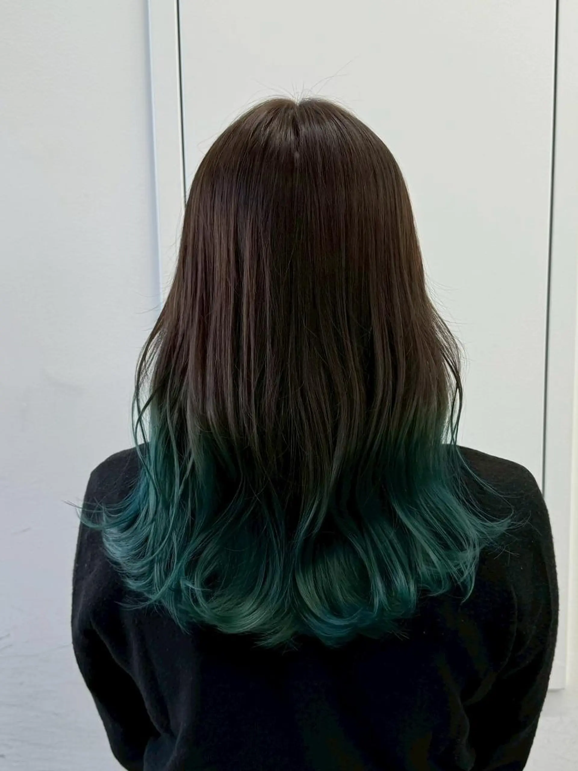 ロング カラー アディクシーカラー アッシュ ブルーカラー ダークアッシュ グレージュ 【公式】amble luxe池袋東口🩷のヘアスタイル