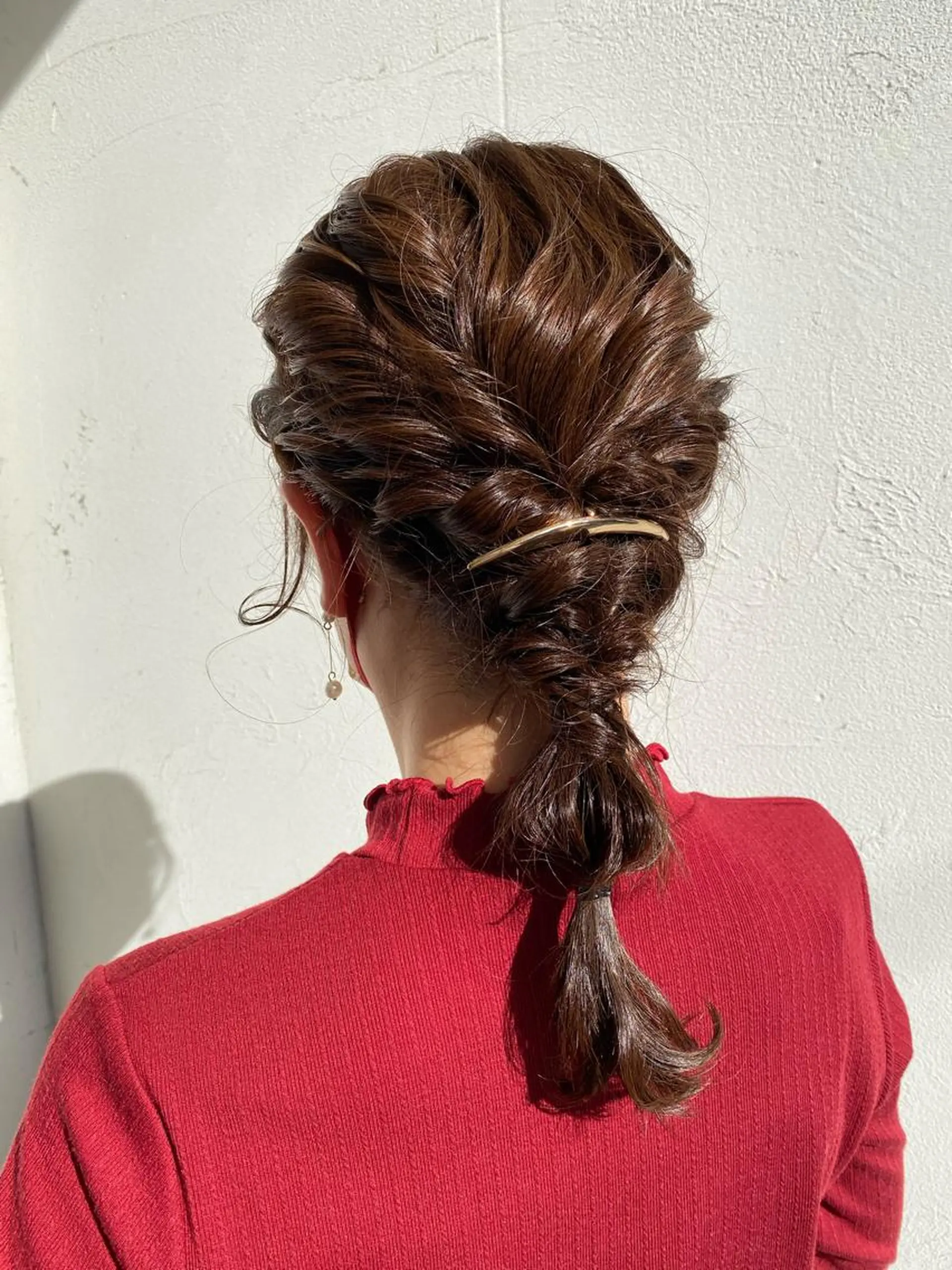 ロング 永田 彩華のヘアスタイル