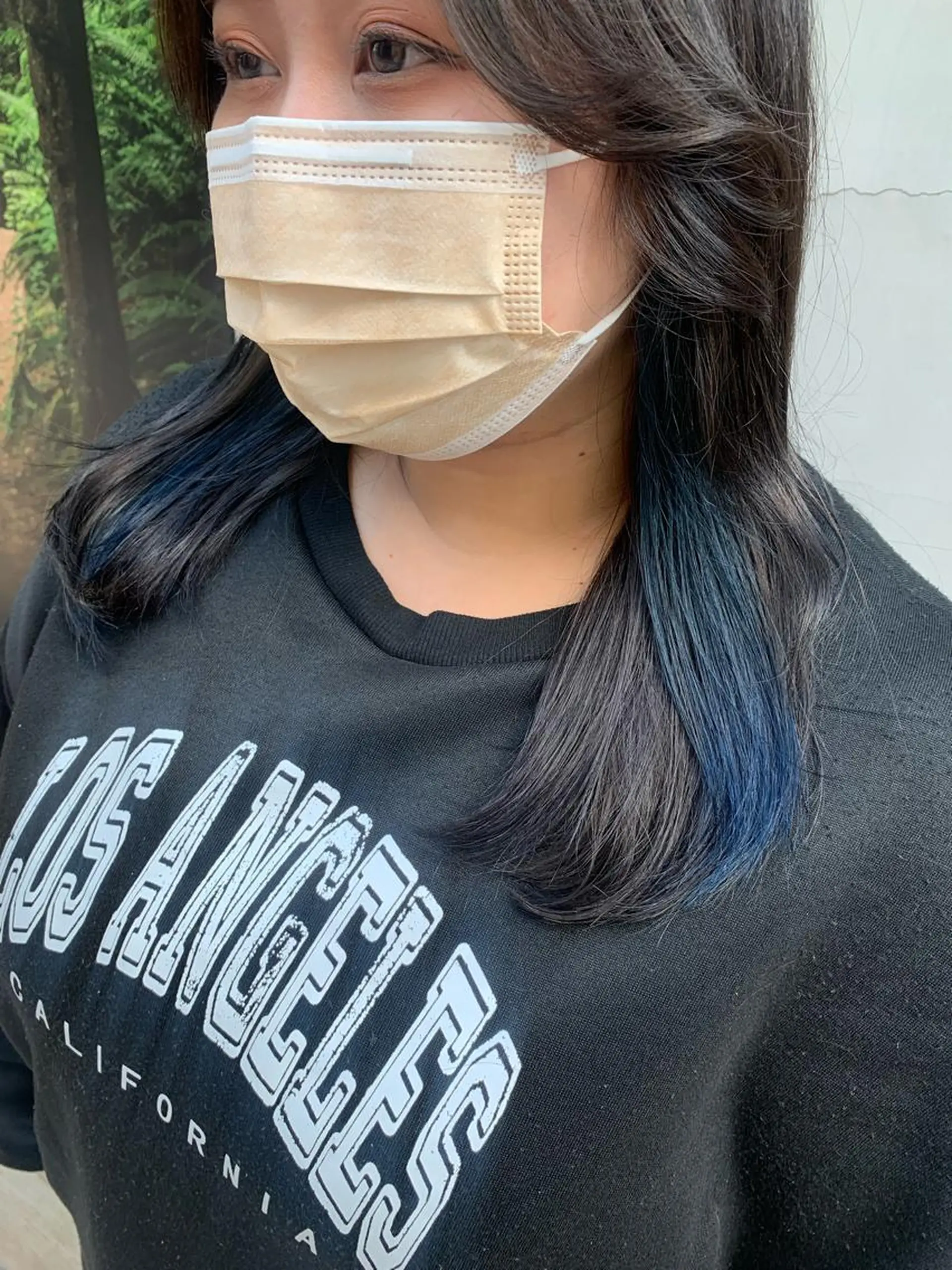 セミロング カラー ヘアアレンジ ブリーチ ヘアカラー トリートメント yuka .のヘアスタイル