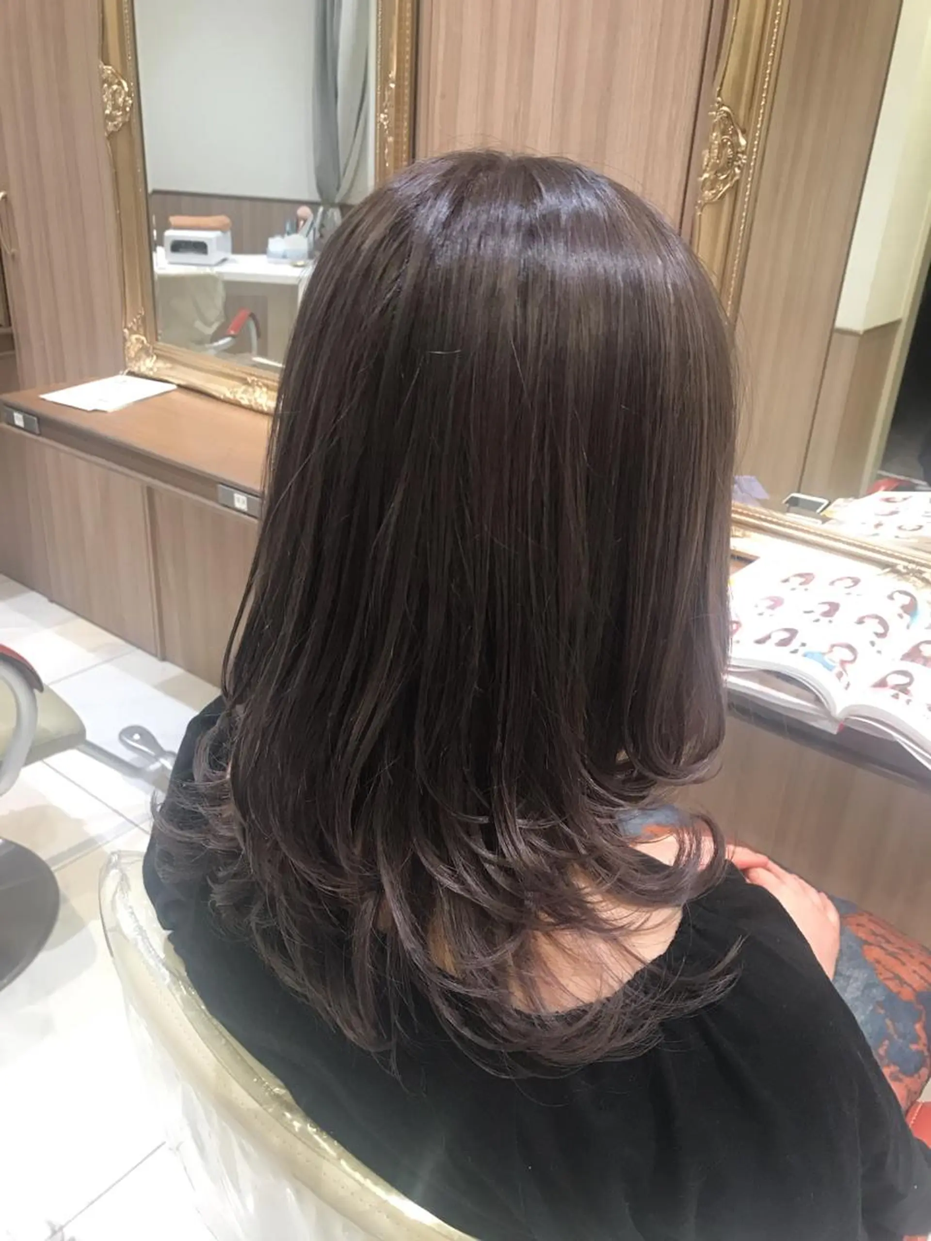 ロング カラー 古川 琴美のヘアスタイル