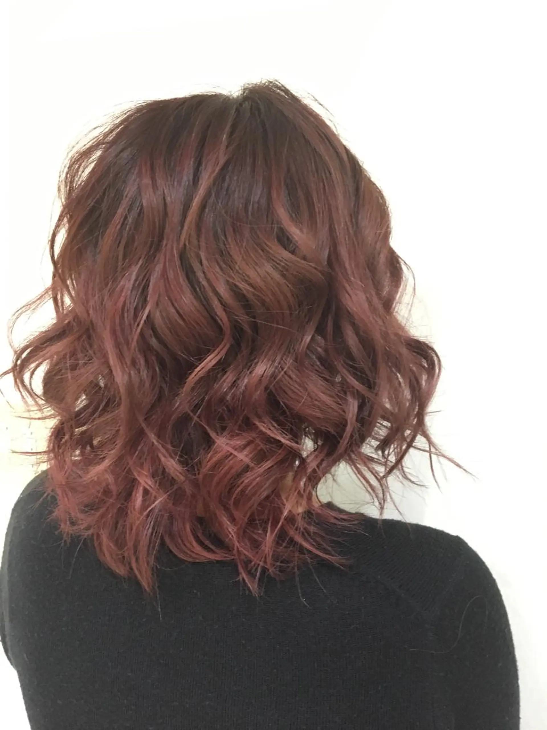 ミディアム カラー グラデーションカラー ピンクカラー きむえり/髪質改善 /20代〜40代多数のヘアスタイル