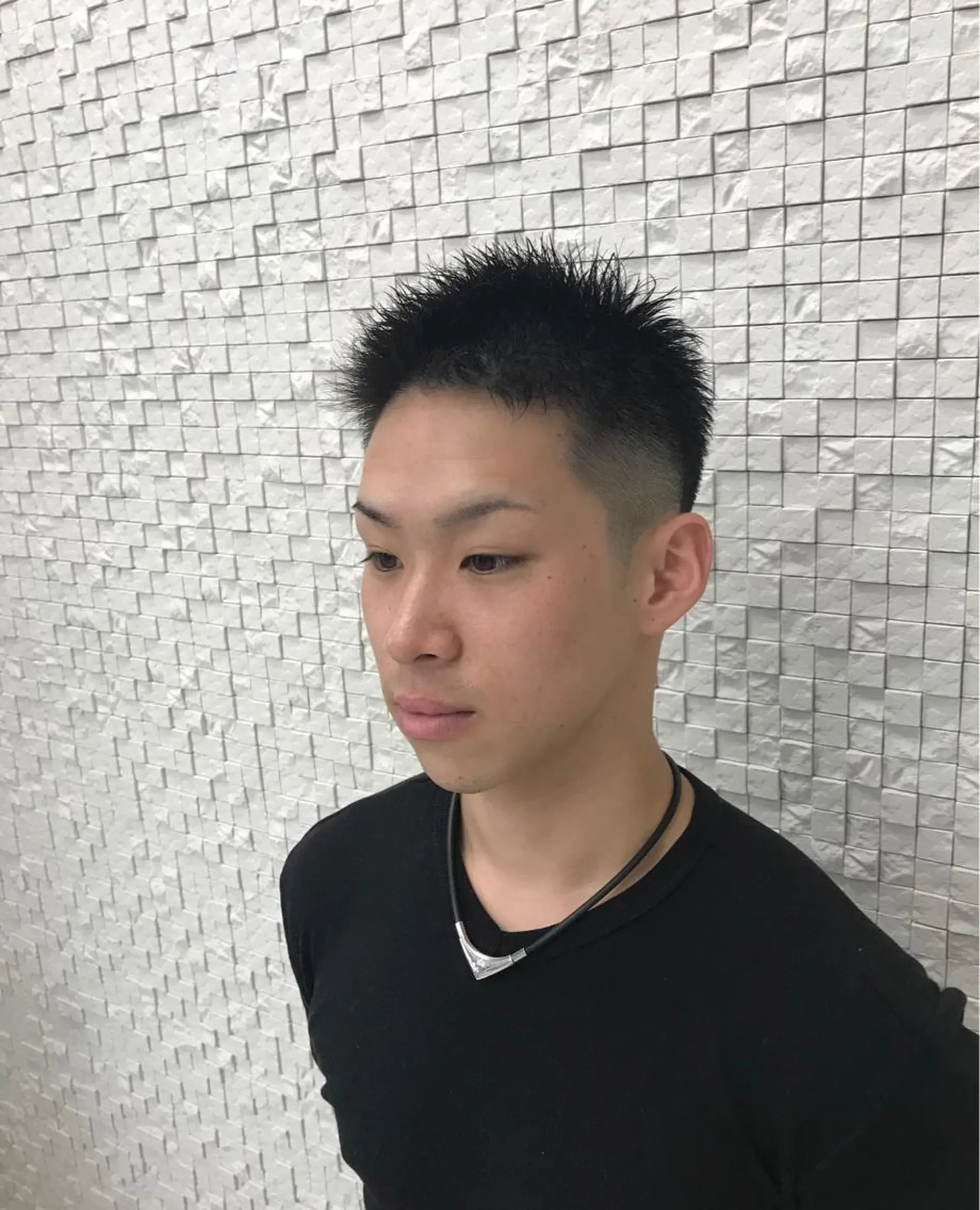 ショート メンズ カット 小野 康生のヘアスタイル