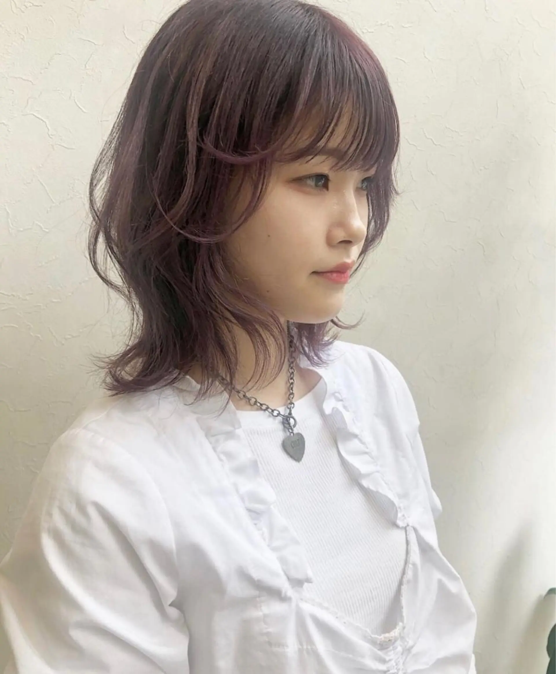 ミディアム カラー nakahara madokaのヘアスタイル
