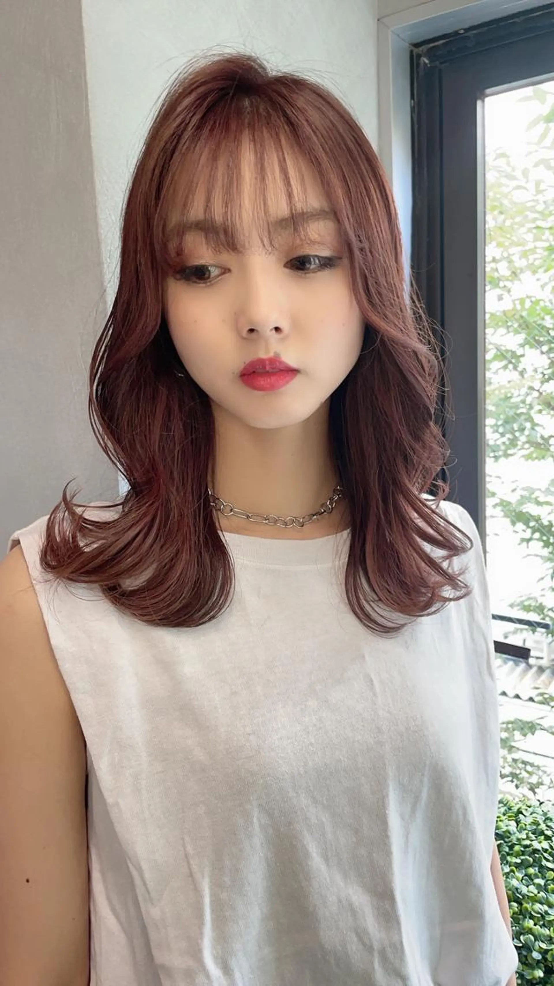 ミディアム 韓国ヘア🇰🇷 FUMINAのヘアスタイル