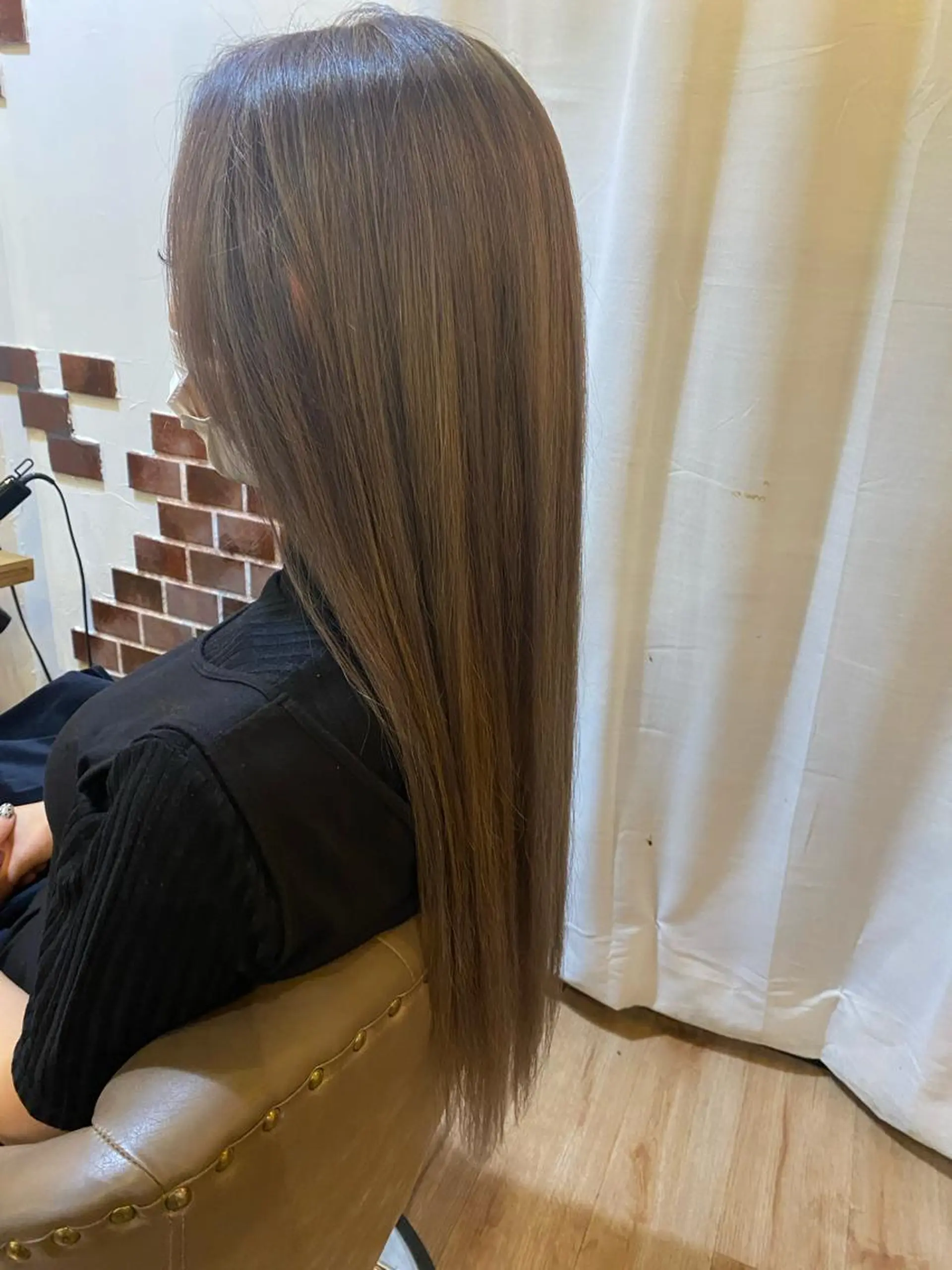 ロング 顔周りカット🍑 Zina難波 Akiのヘアスタイル