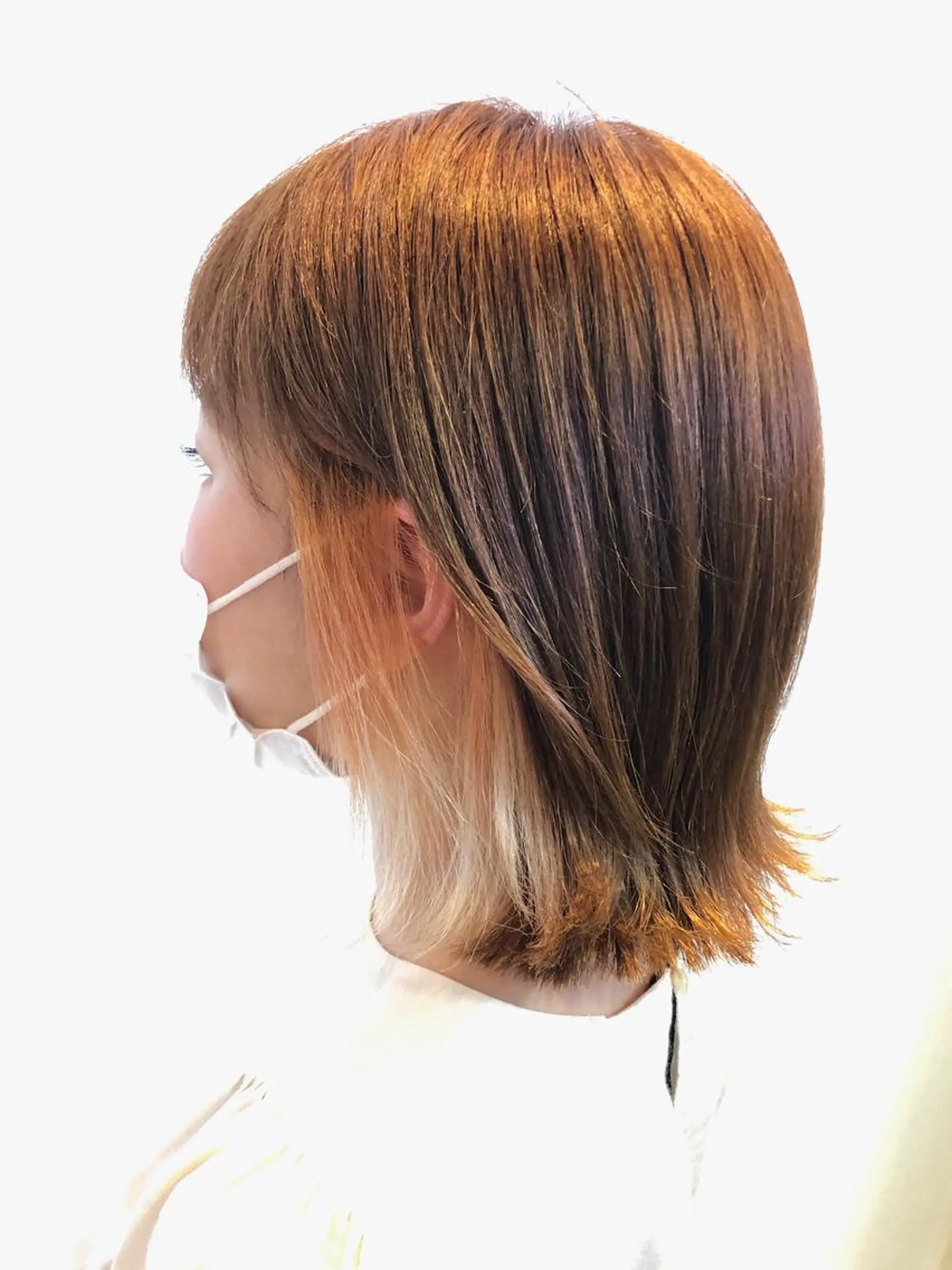 ミディアム 外ハネヘア 中村 魁登のヘアスタイル