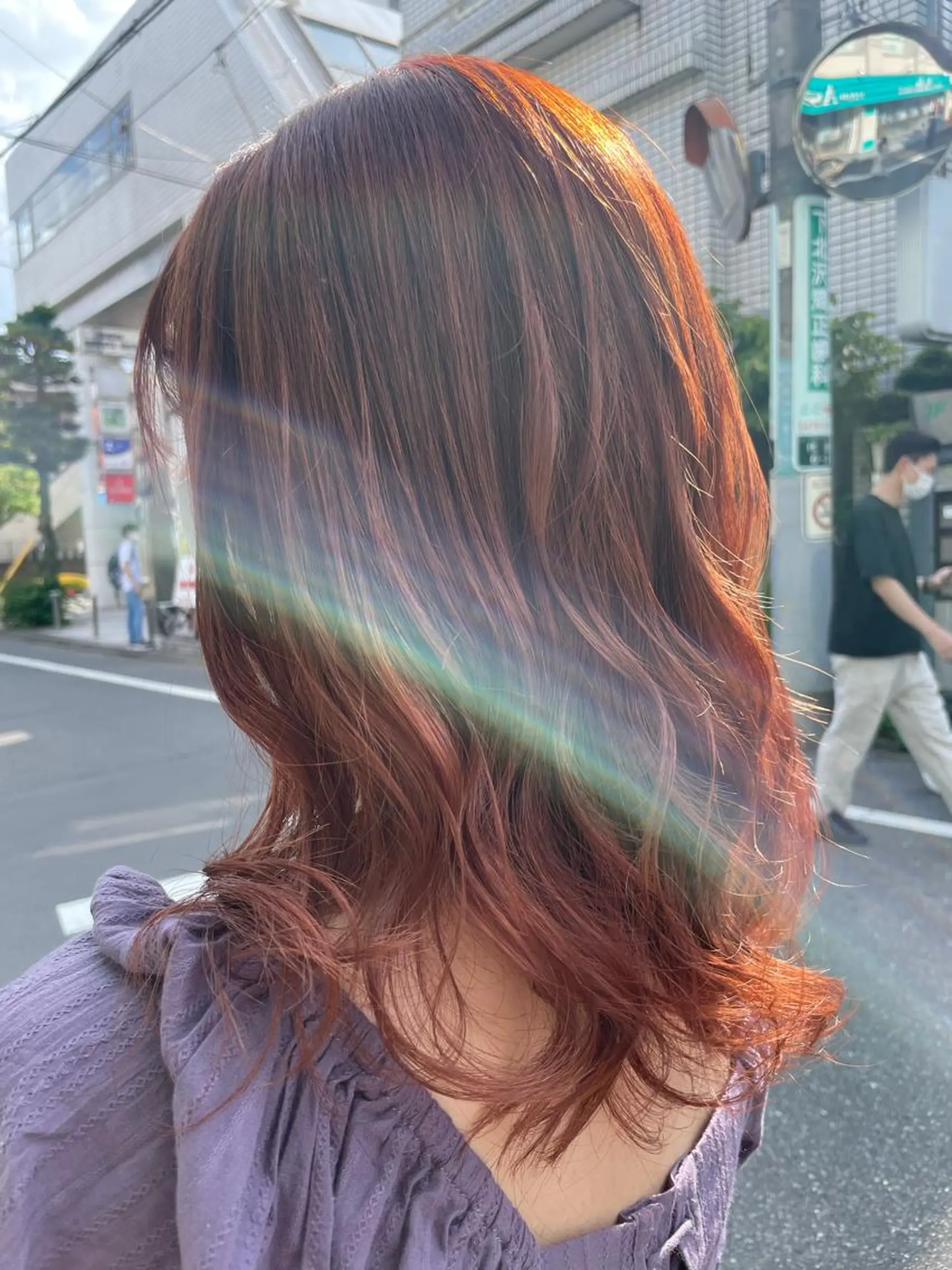 セミロング カラー 店長福島成美/髪質 改善縮毛矯正/カラーのヘアスタイル
