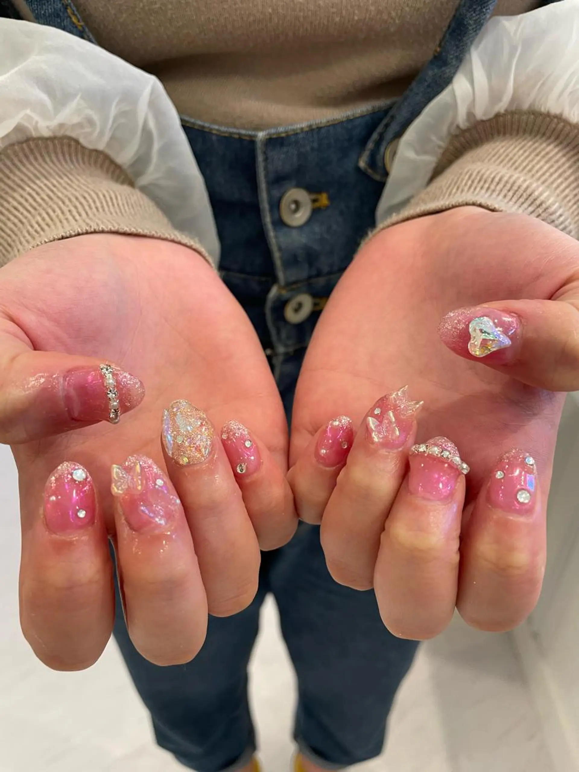 ネイル 束感まつ毛/ネイル/ LED♥KIRARAのマツエク・マツパデザイン