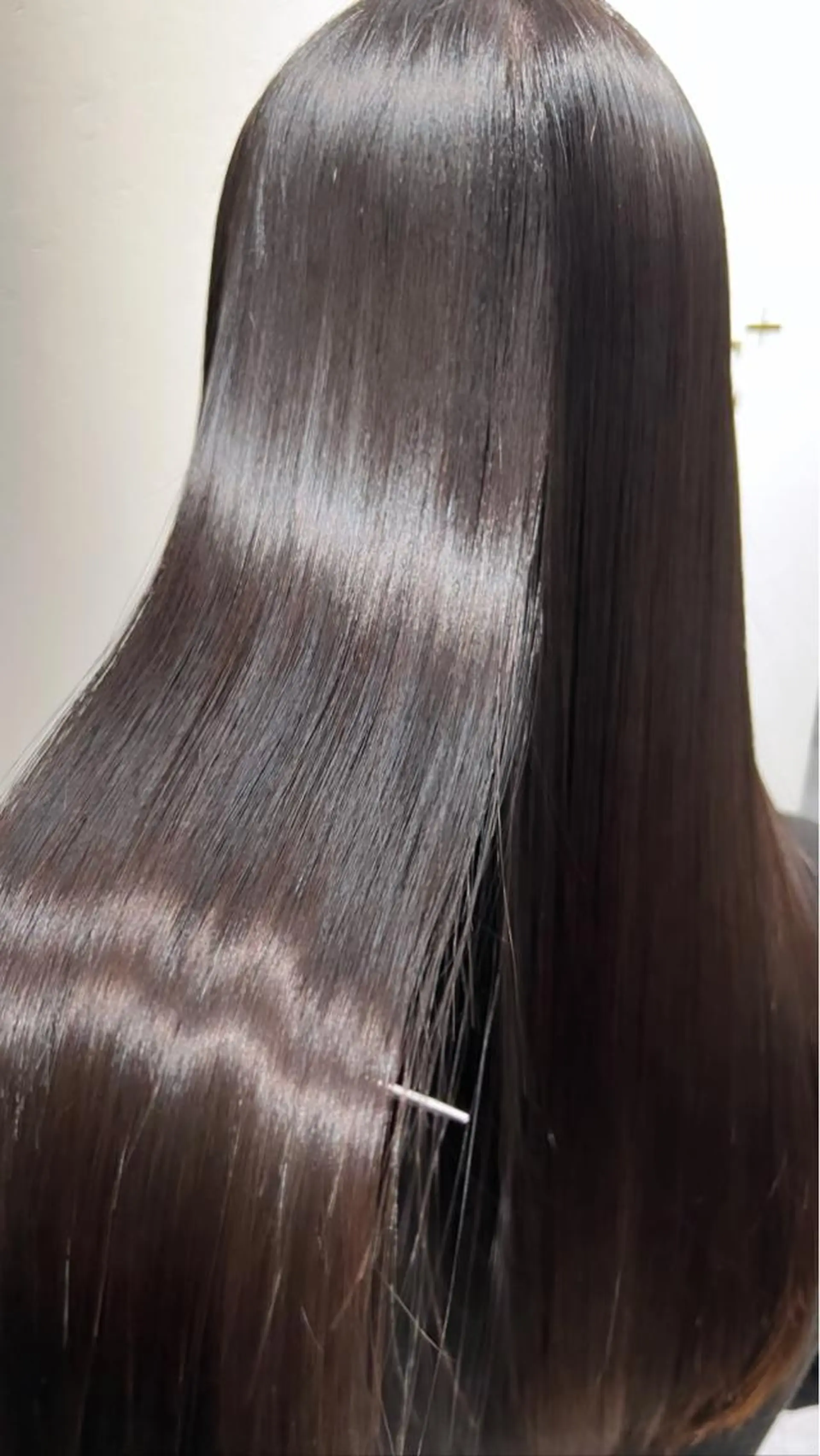 ロング カット 縮毛矯正 トリートメント ❣️韓国/髪質改善 🫧yamato👑のヘアスタイル