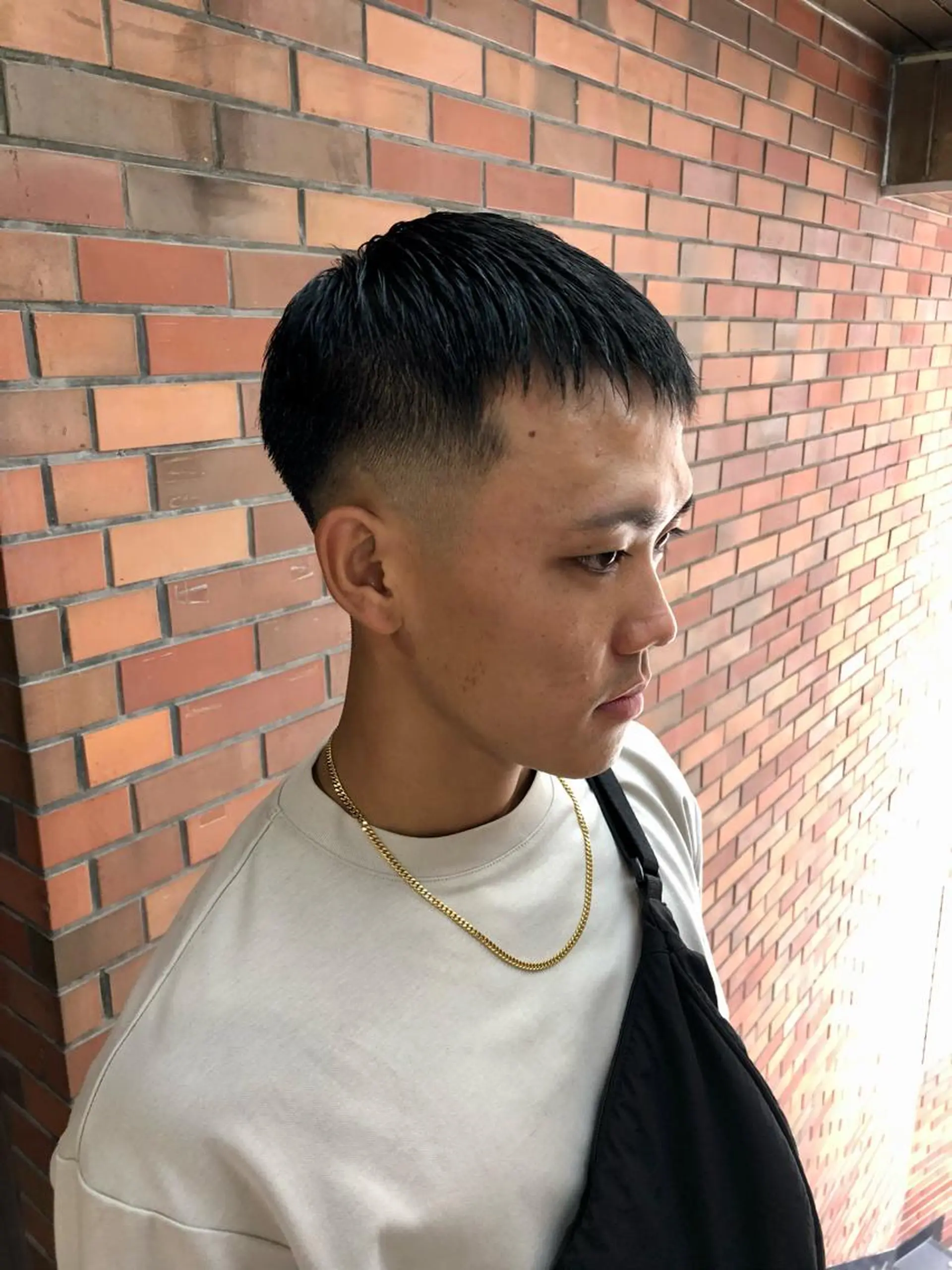 メンズ フェードカット スキンフェード ⭐️TOSHIKI メンズパーマオタク⭐のヘアスタイル