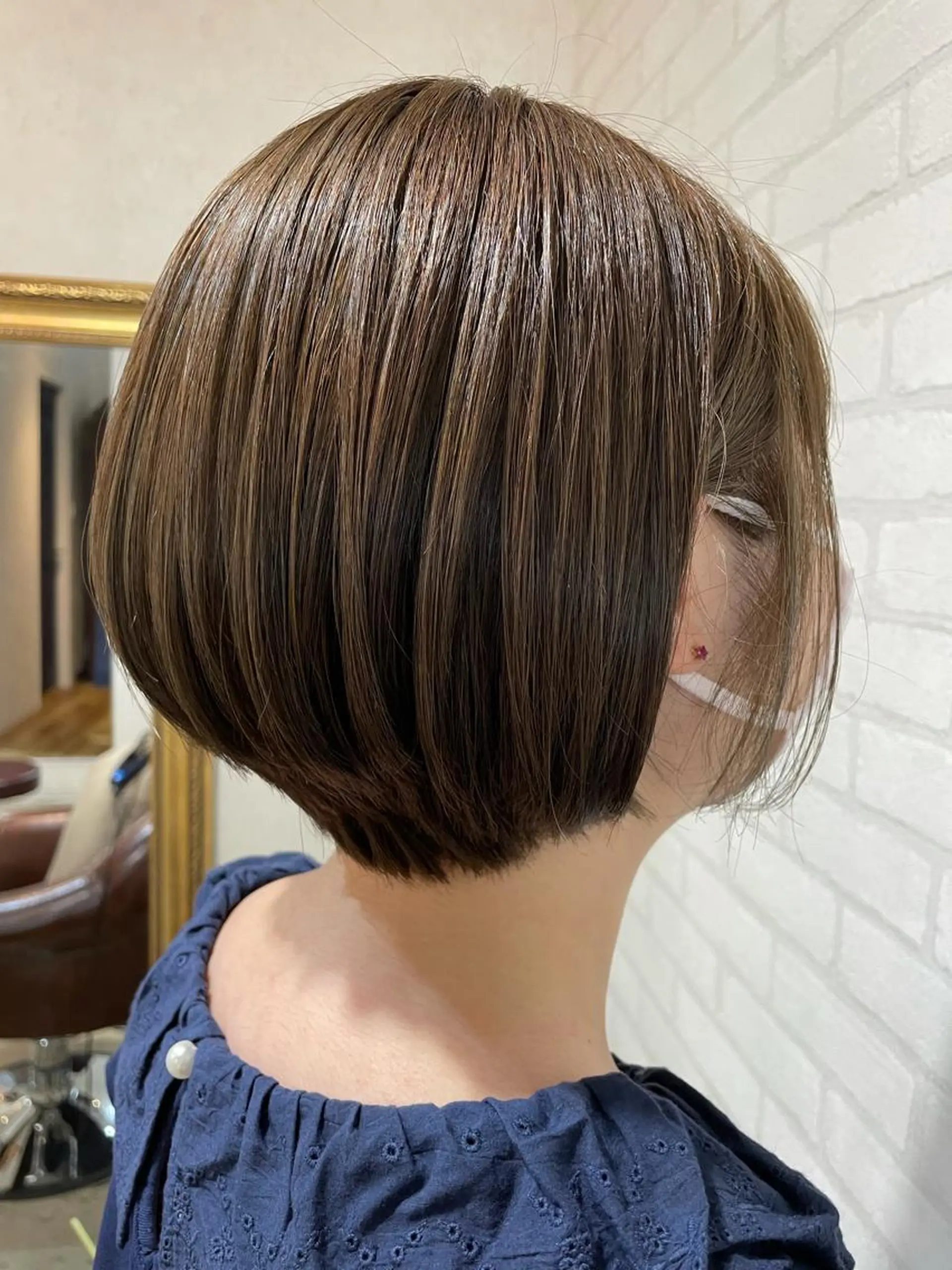 ショート カラー アッシュ ベージュカラー 透明感カラー💎 AYAのヘアスタイル