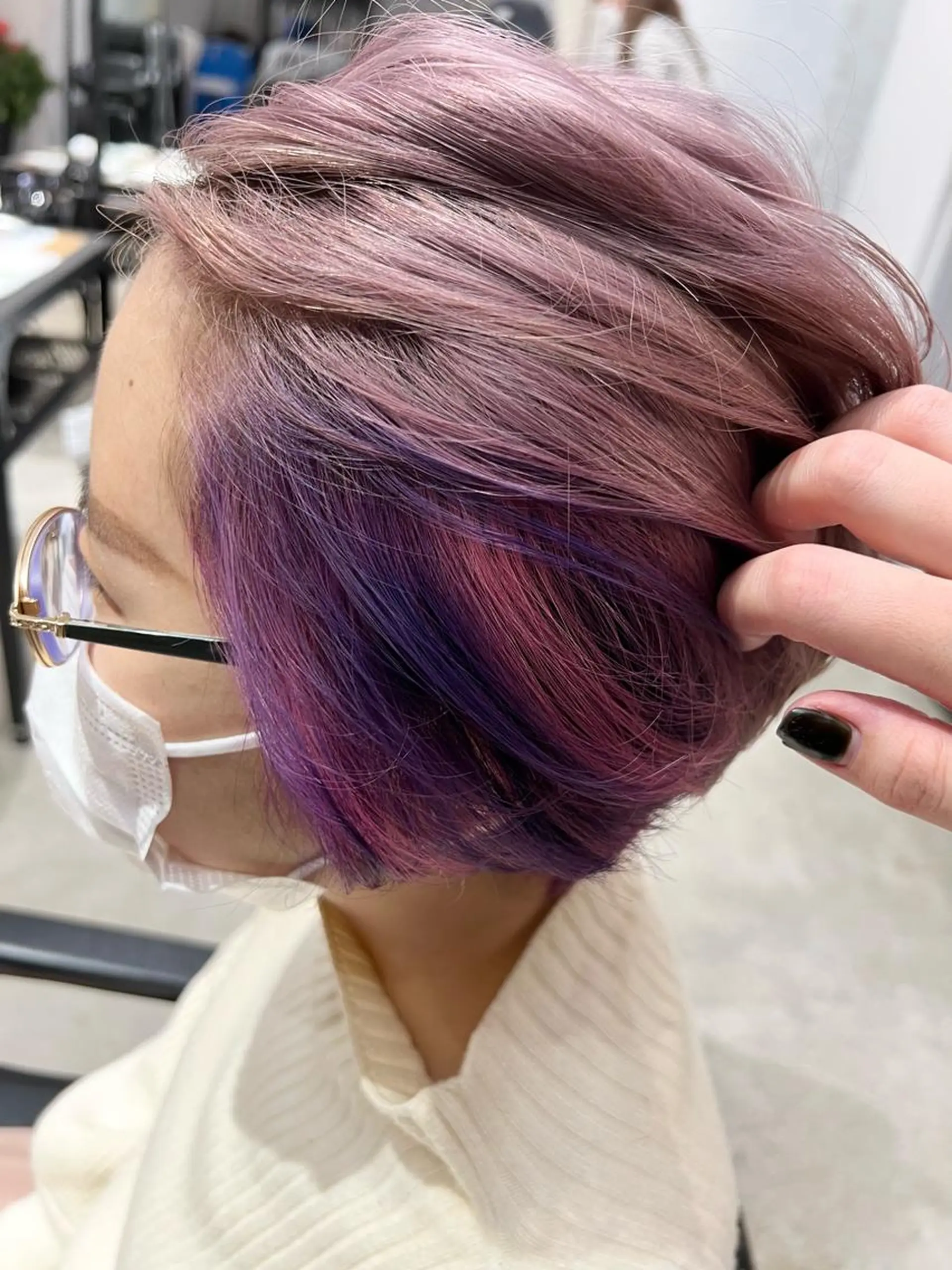 ショート カラー ヘアカラー トリートメント オタク特化美容師💟 チバコナツのヘアスタイル