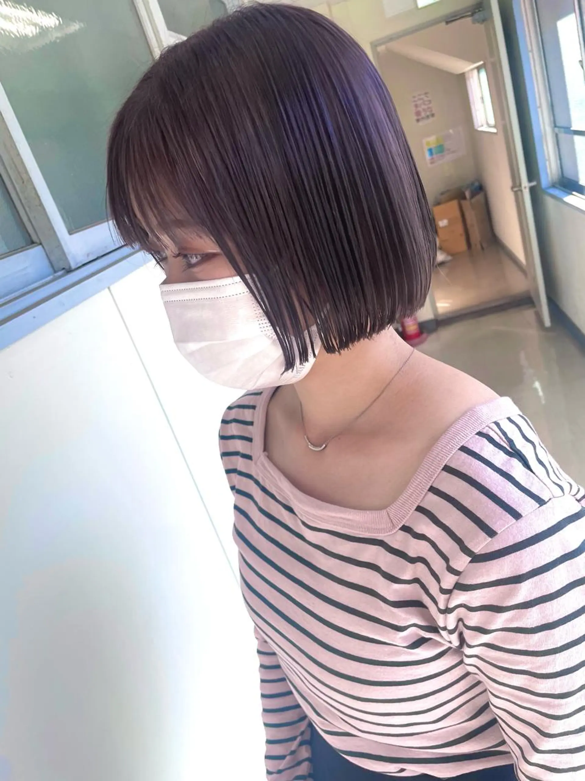 ショート カラー ヘアアレンジ テラ mimi.3c'sのマツエク・マツパデザイン
