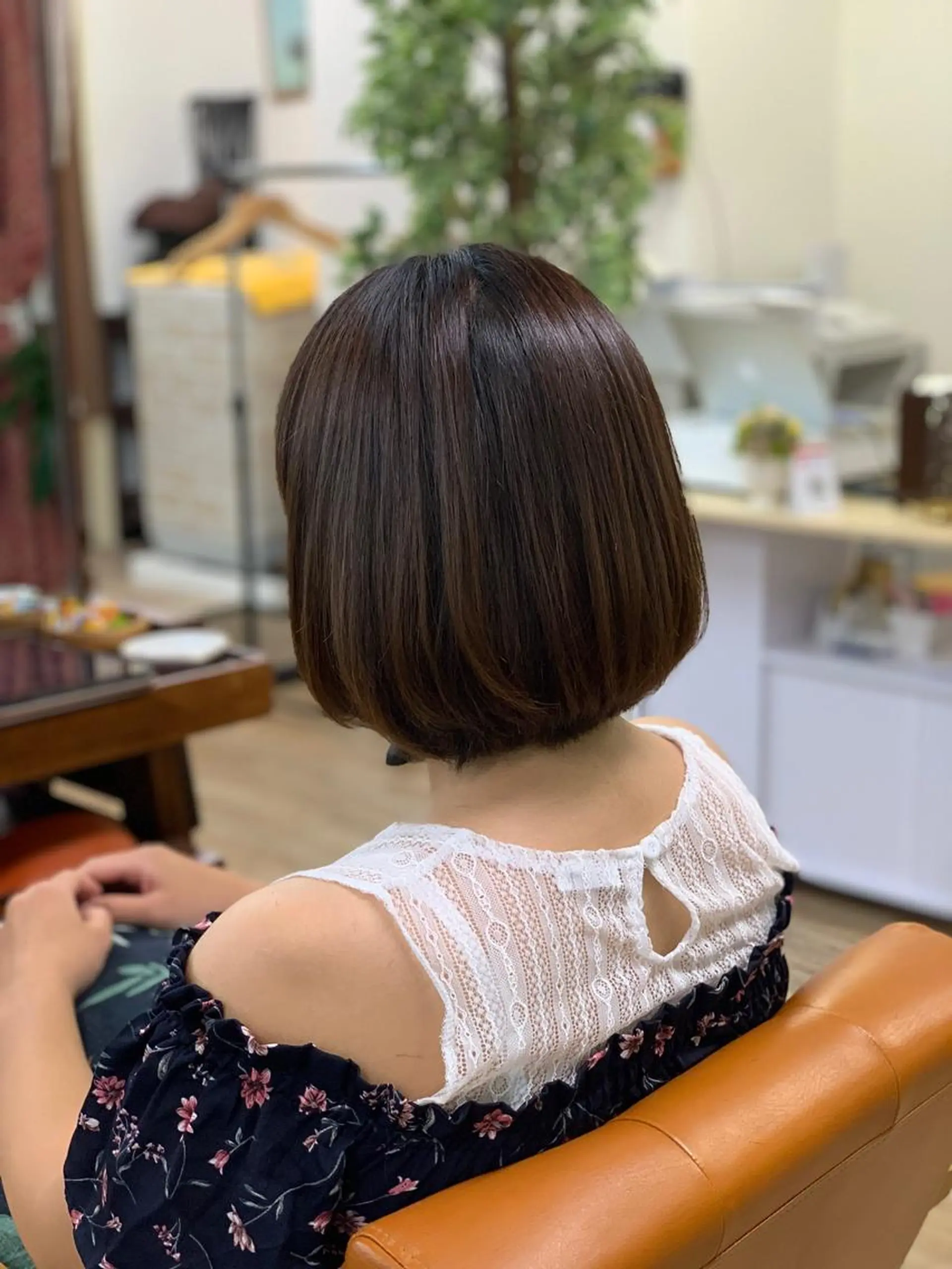 ミディアム ミディアムパーマ ハイライト 髪質改善 縮毛矯正 【清瀬】パサツキ 広がり改善川合剛史のヘアスタイル