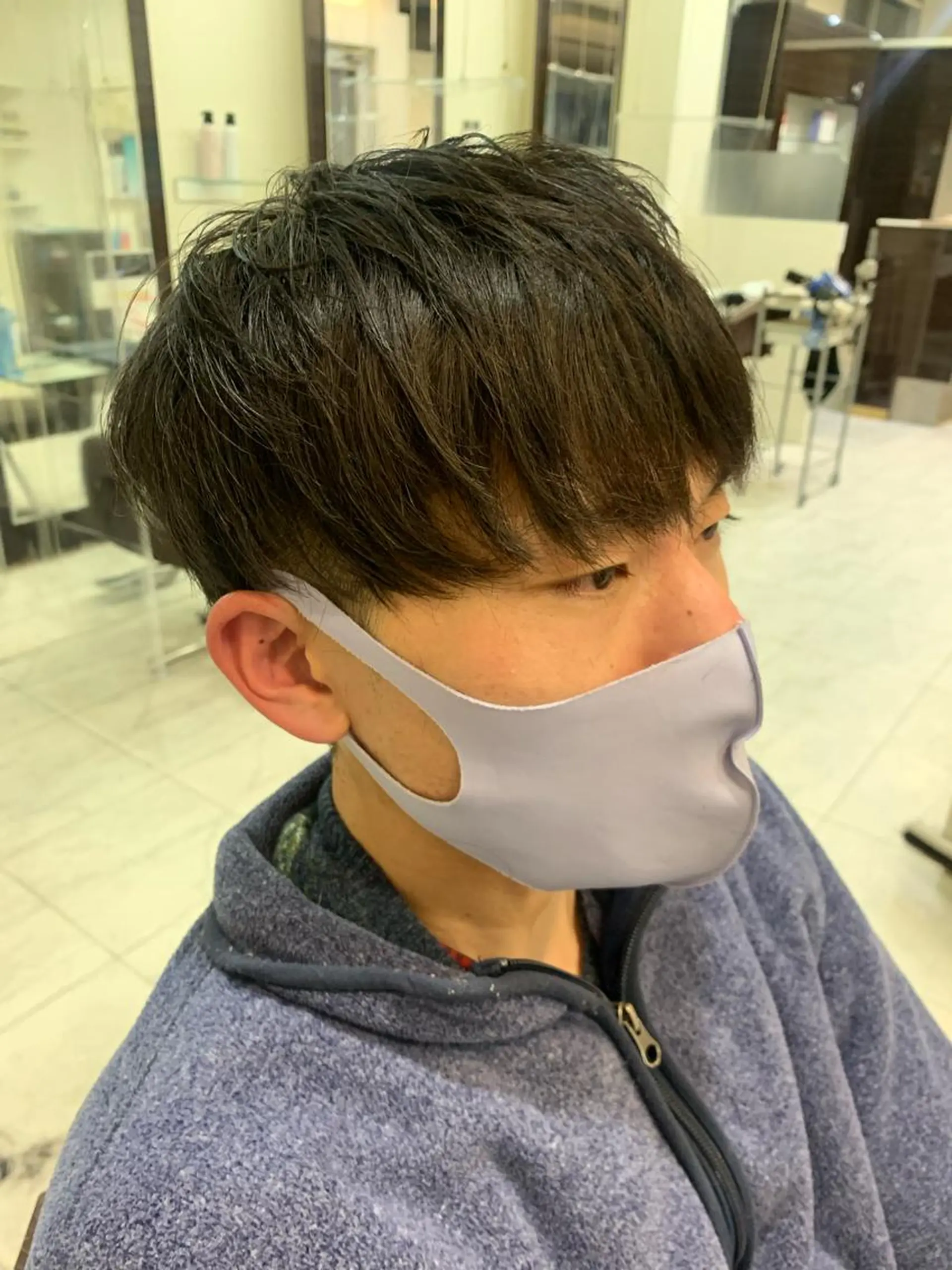 ショート メンズ マッシュ ショートヘア RIKA/ 大宮のヘアスタイル