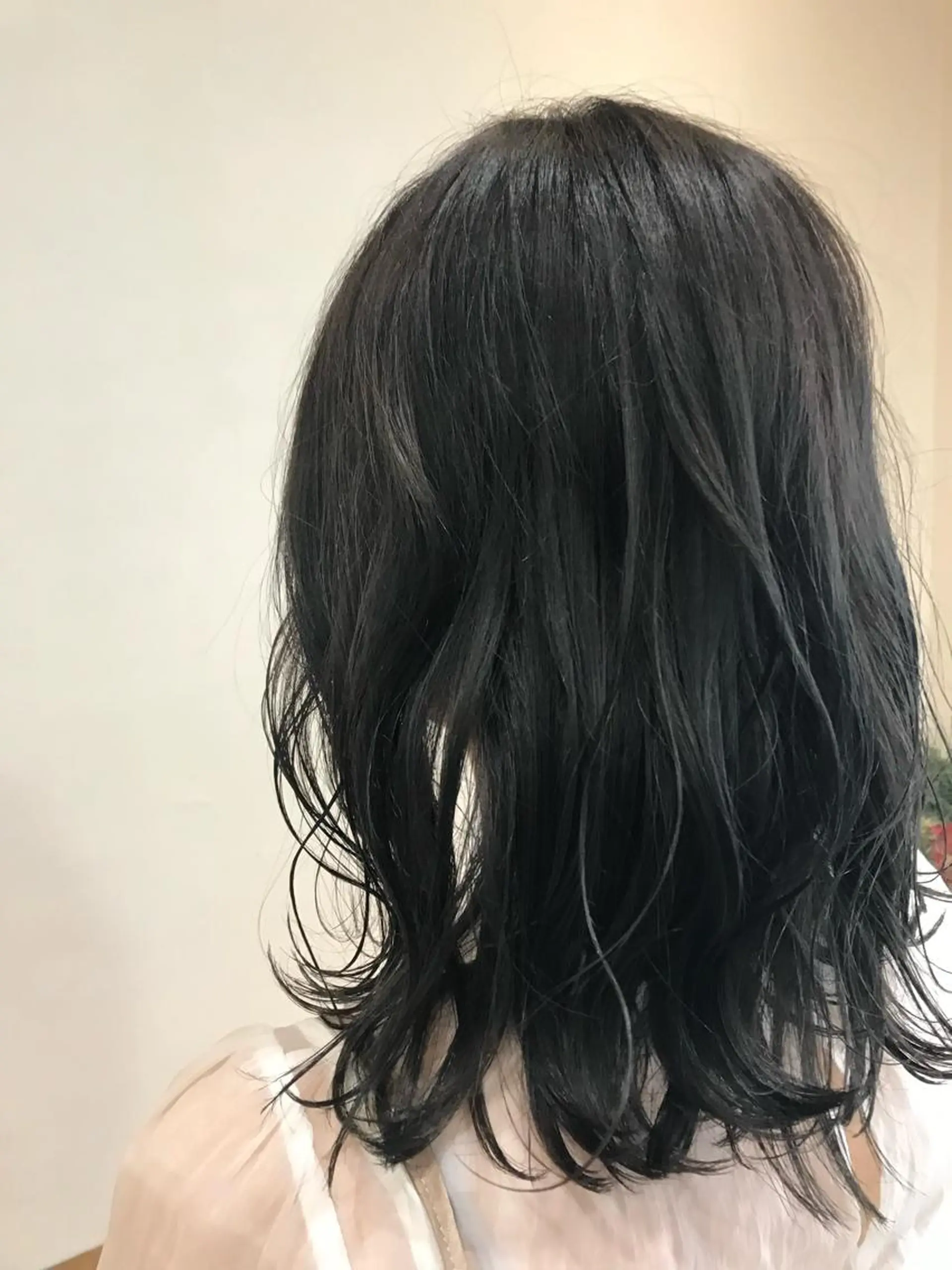 ミディアム カラー グレージュ ヘアカラー トリートメント 山崎 澪 レイヤーカット/大宮のヘアスタイル