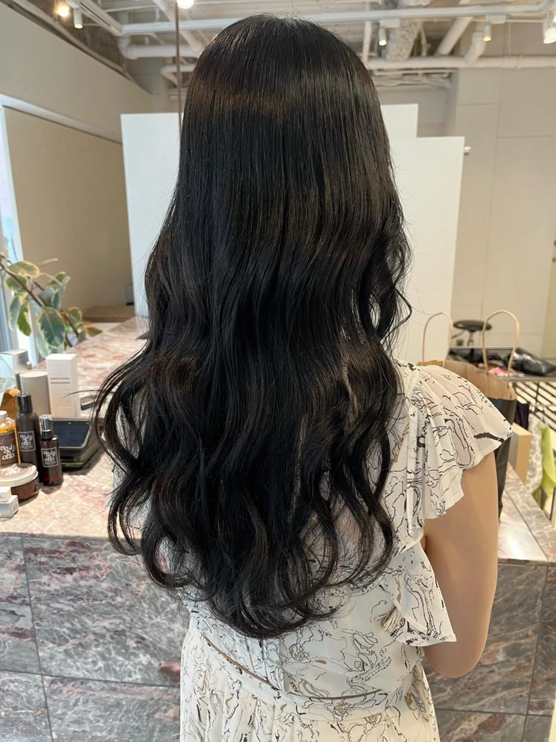 ロング カラー カット ヘアカラー トリートメント 池田 寿子のヘアスタイル