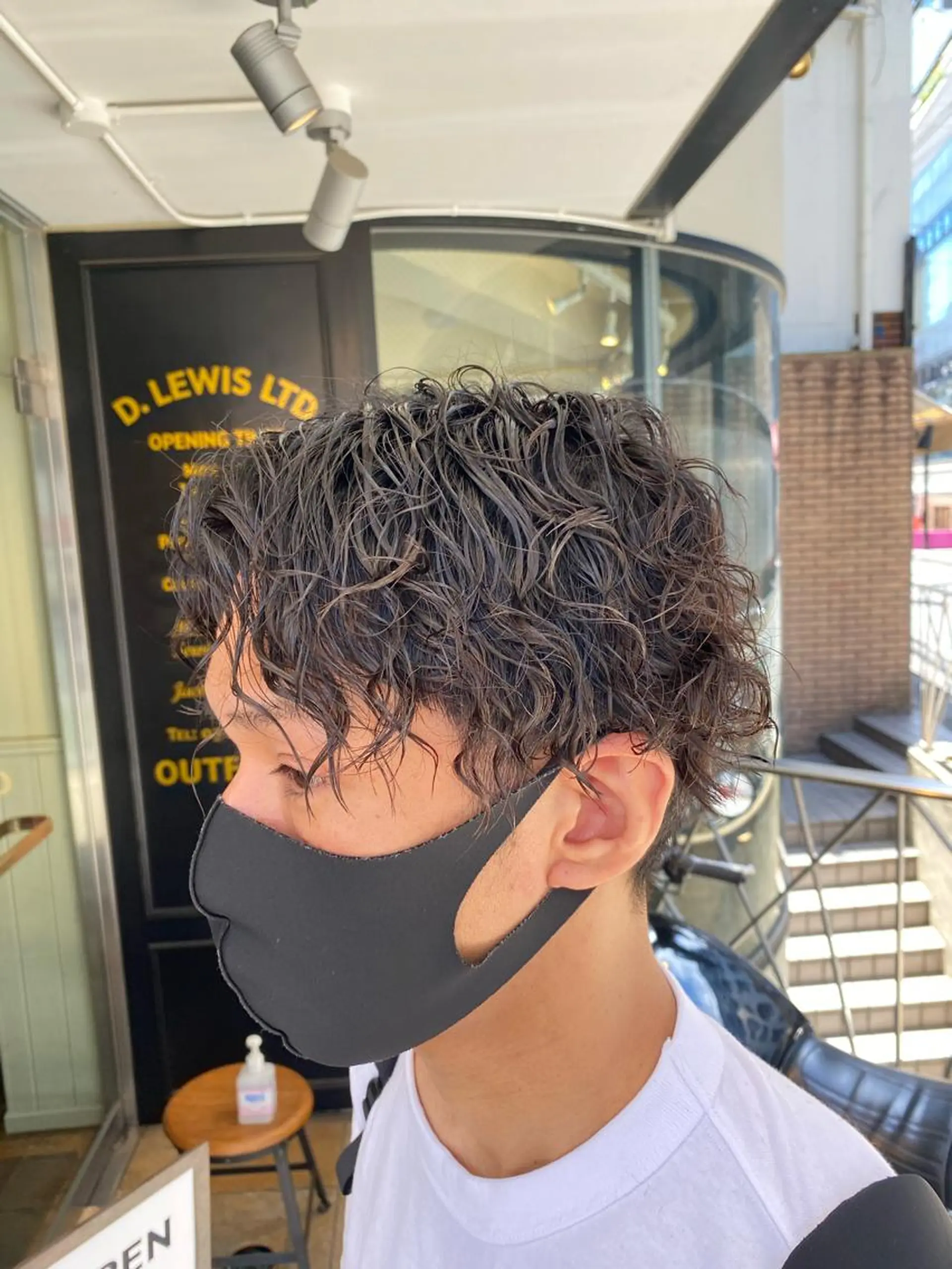 パーマ メンズ カット パーマ トリートメント ヘアセット メンズブリーチカラー /パーマ ごーた立川のヘアスタイル