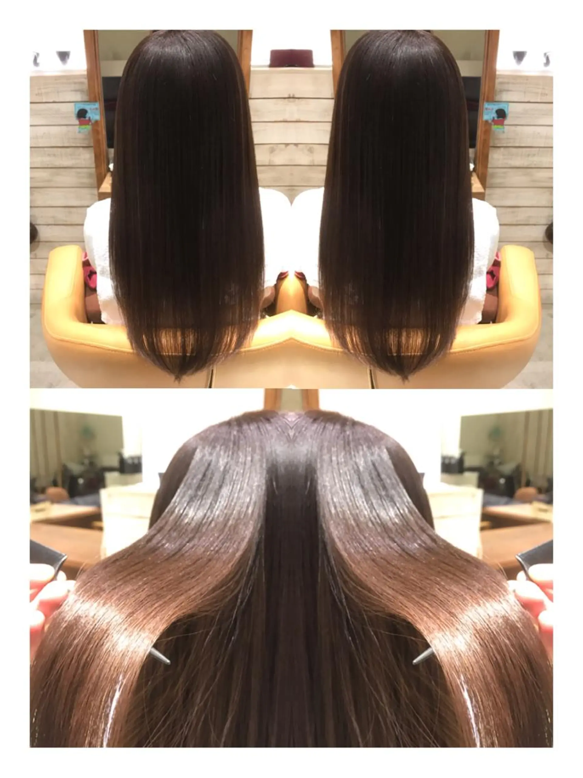 ロング 縮毛矯正 トリートメント 酸熱トリートメント /本物の髪質改善/ 古川新のヘアスタイル