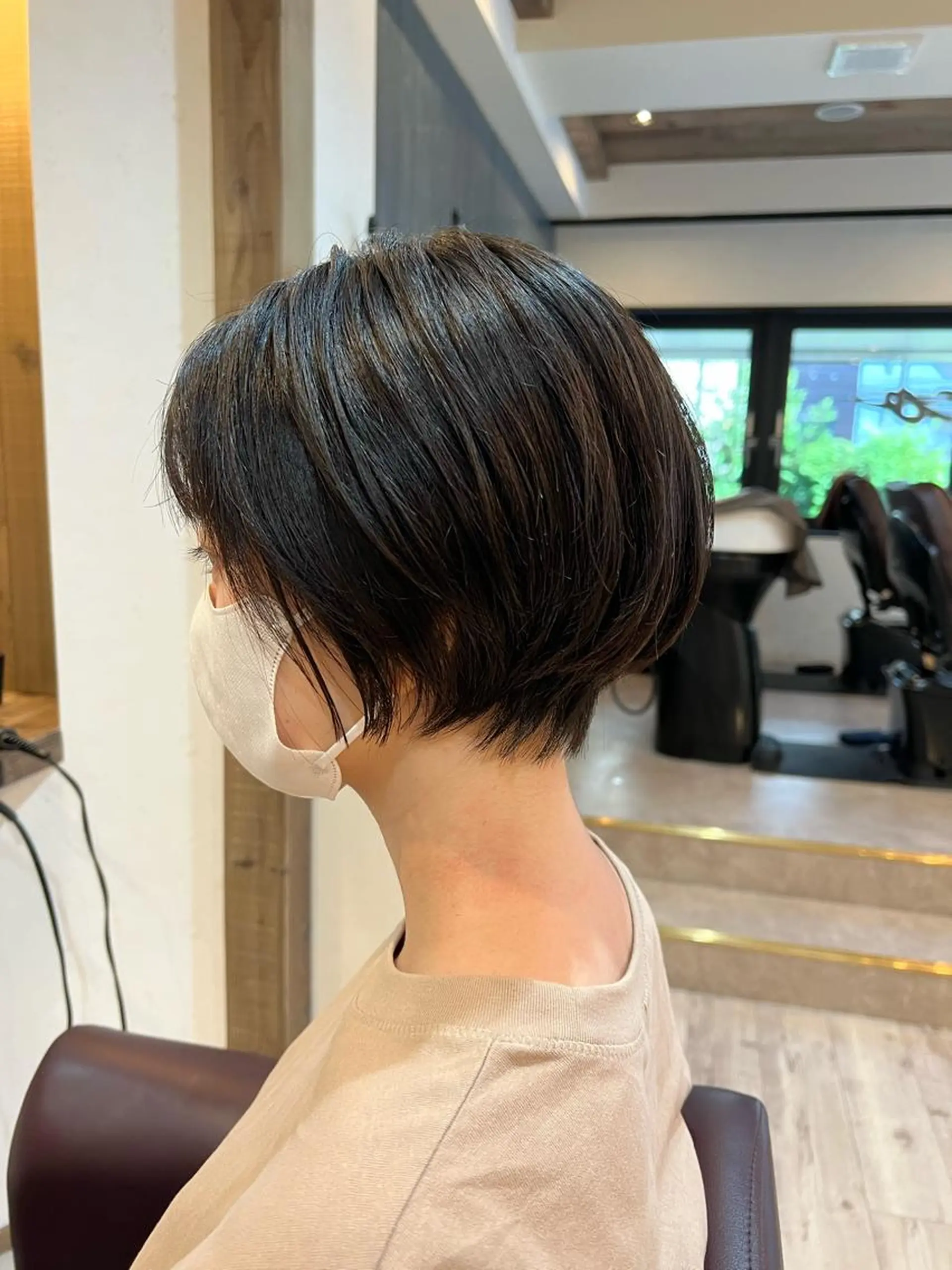 ショート ショートボブ ボブ ショートヘア カット 工藤 梨花のヘアスタイル