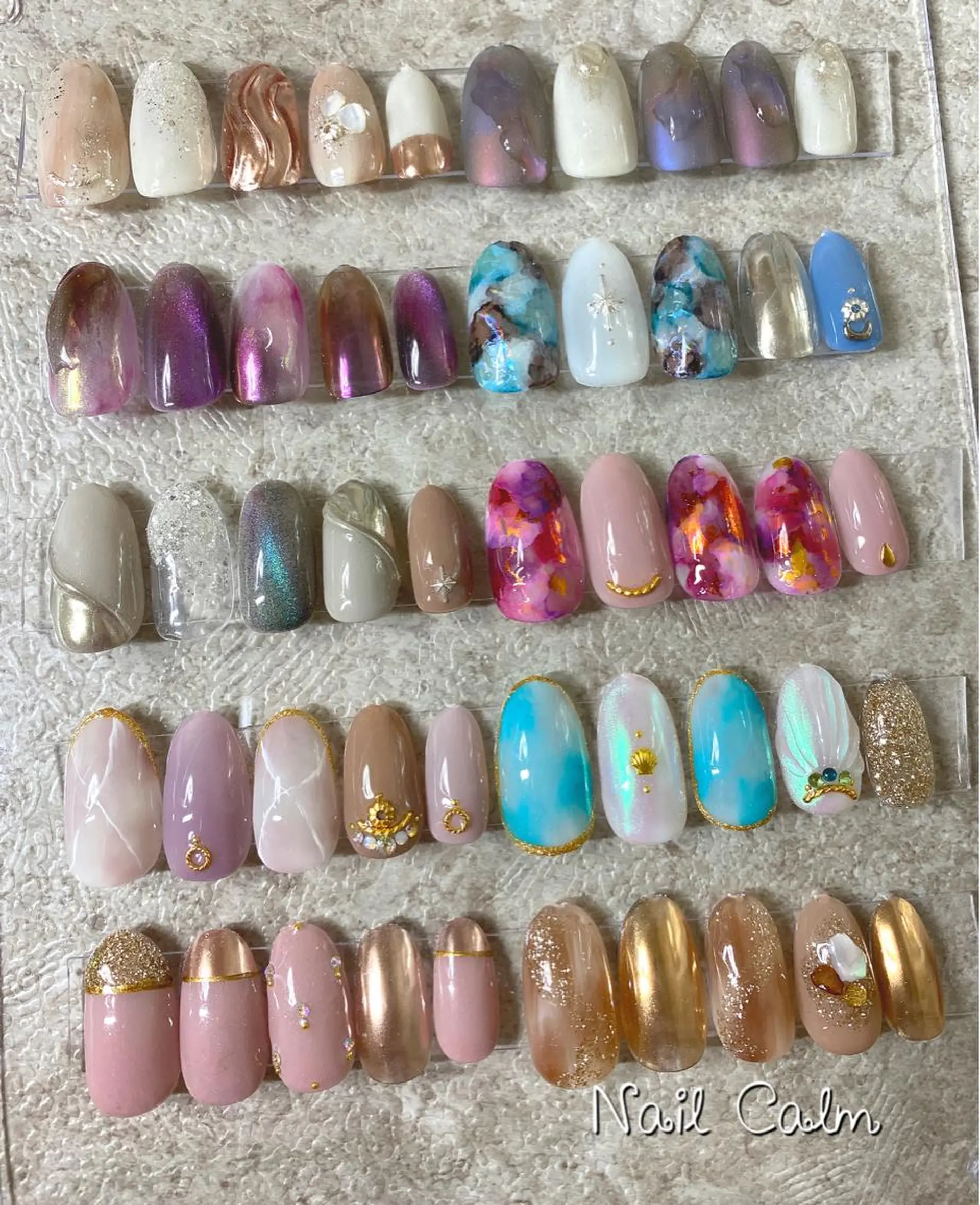 ネイル アートネイル ハンドネイル Nail Calm所属・プライベートサロン Calmのネイルデザイン