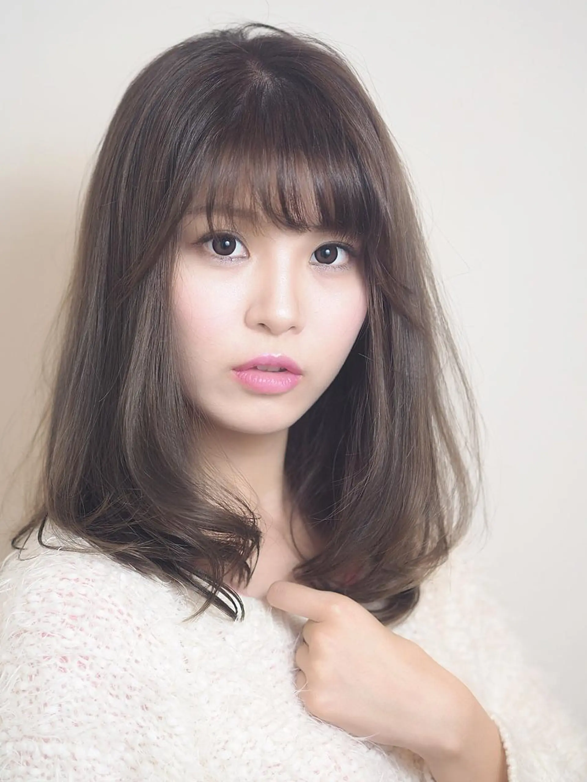セミロング カラー レイヤーカット カット ヘアカラー パーマ トリートメント 坂本 直樹のヘアスタイル