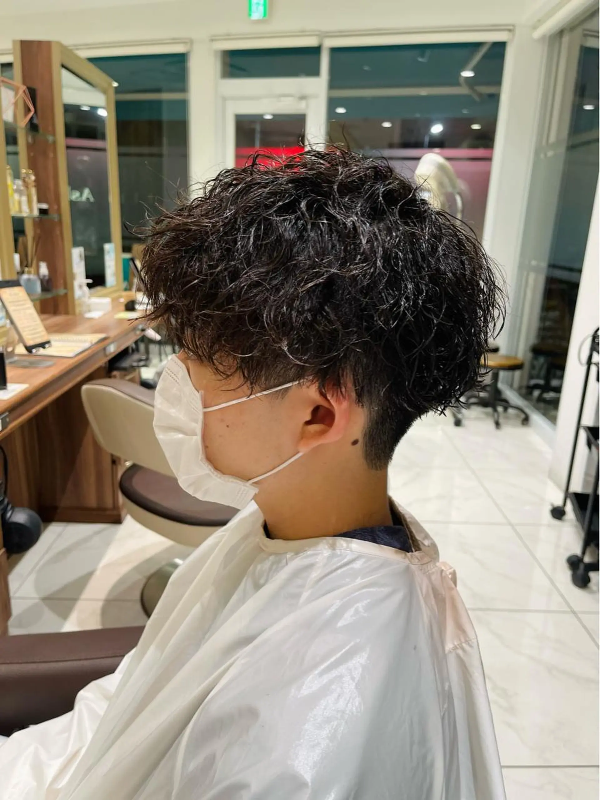 ショート パーマ メンズ 成田 一貴のヘアスタイル