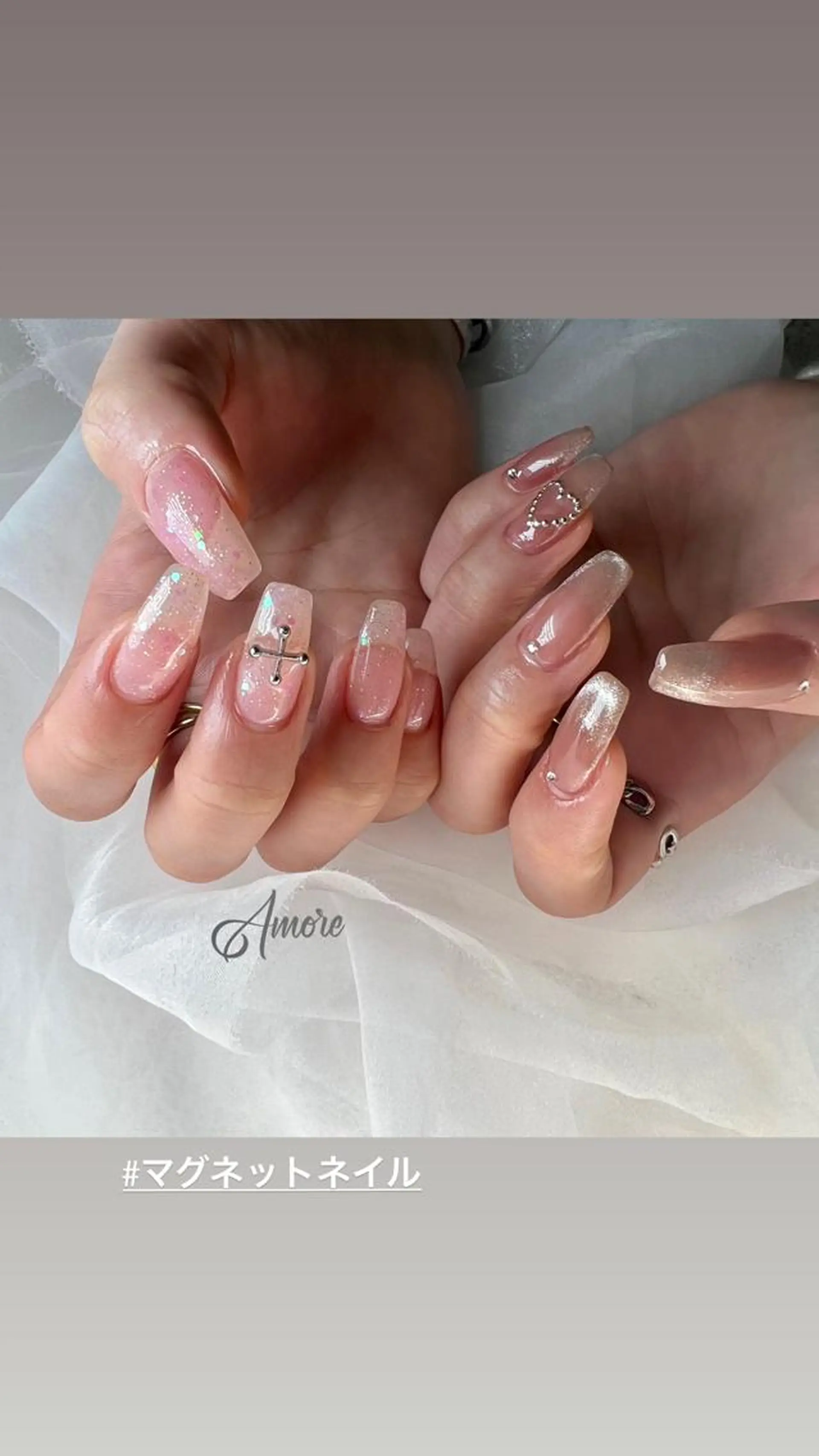 ネイル ジェルネイル 韓国ネイル ミラーネイル オフィスネイル パラジェル You kyehwaのネイルデザイン