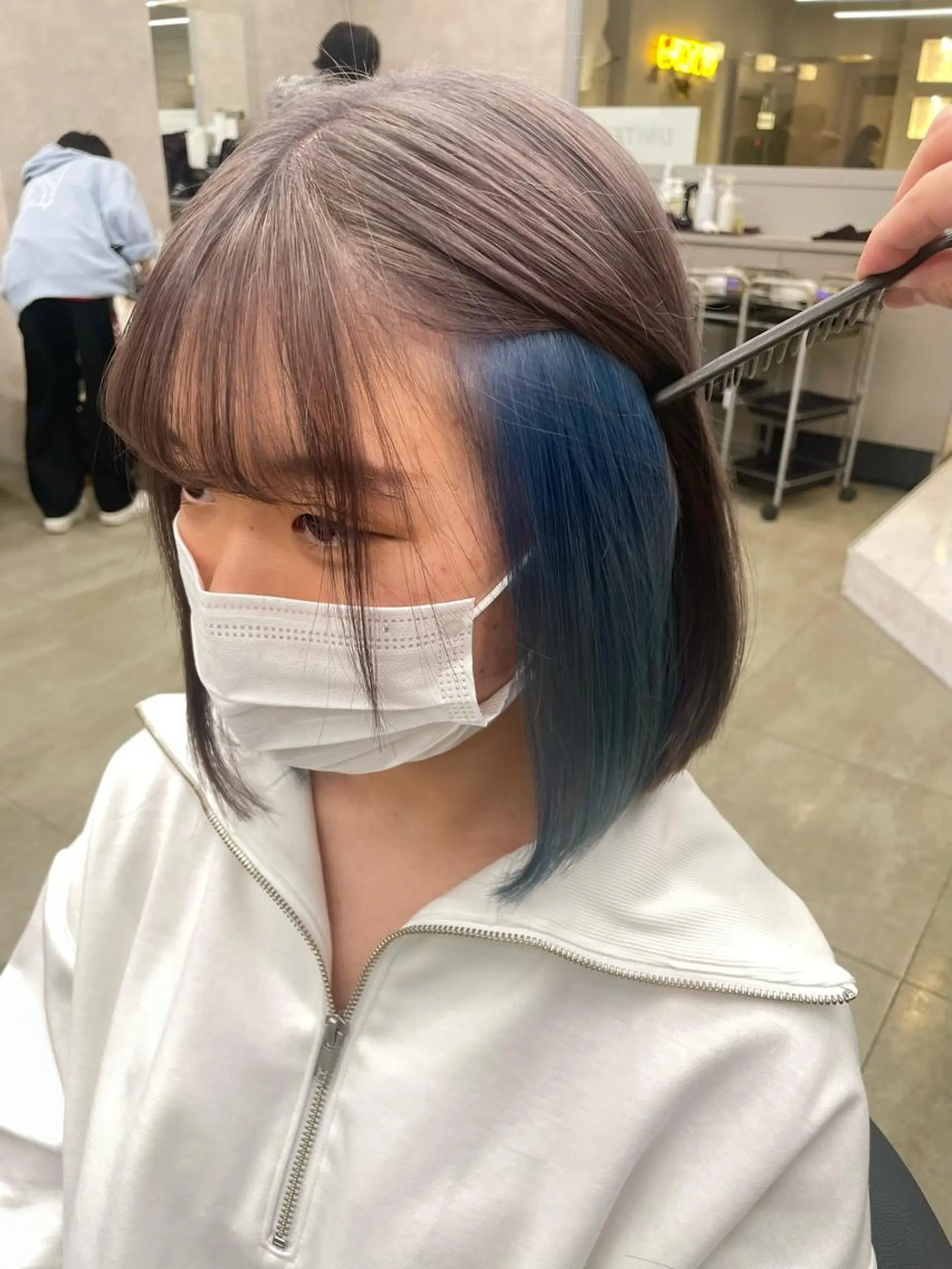 ロング カラー *モデル募集🤍横浜 透明感カラー🫧のヘアスタイル