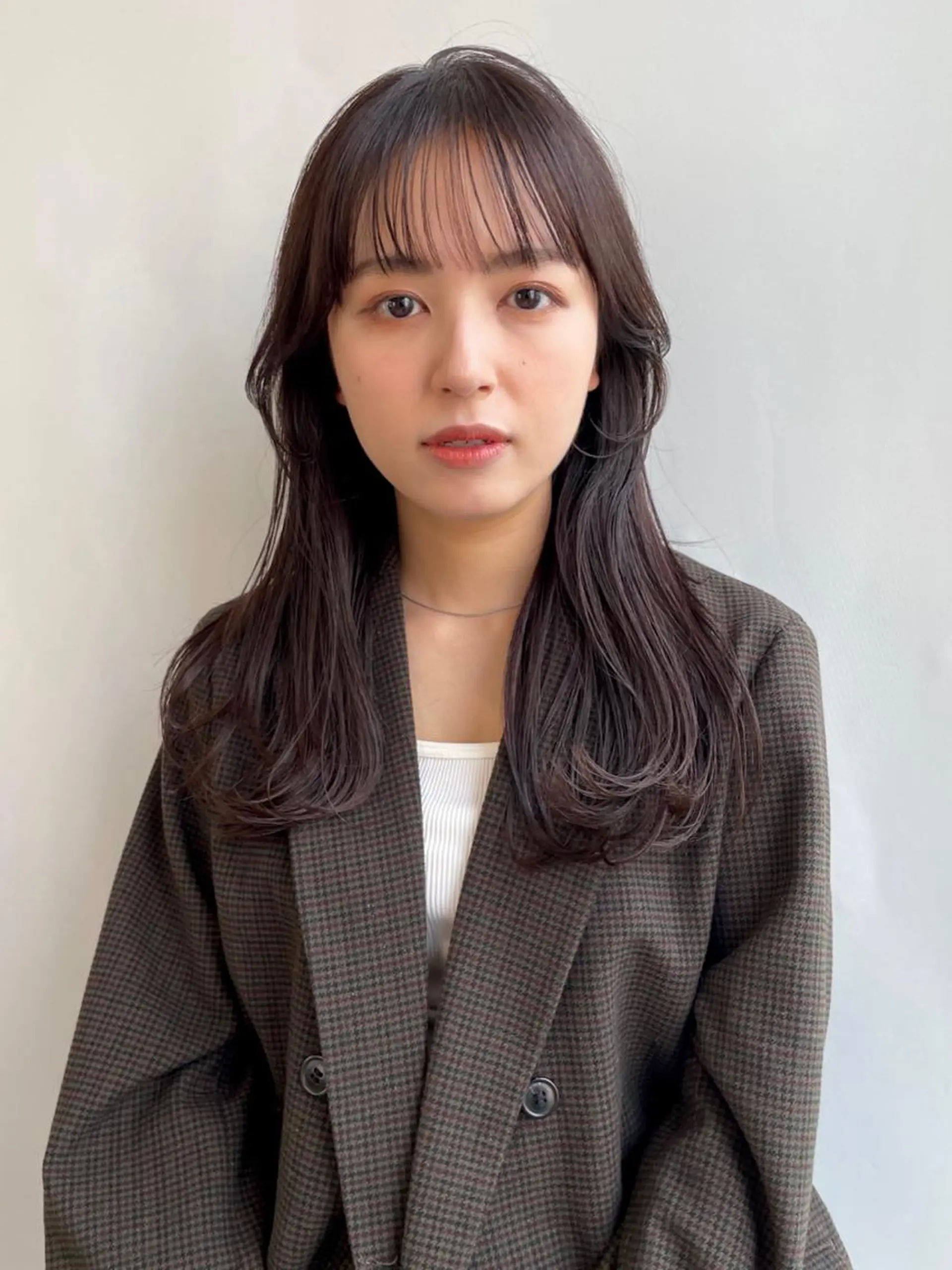 ロング カラー 山口 莉奈のヘアスタイル